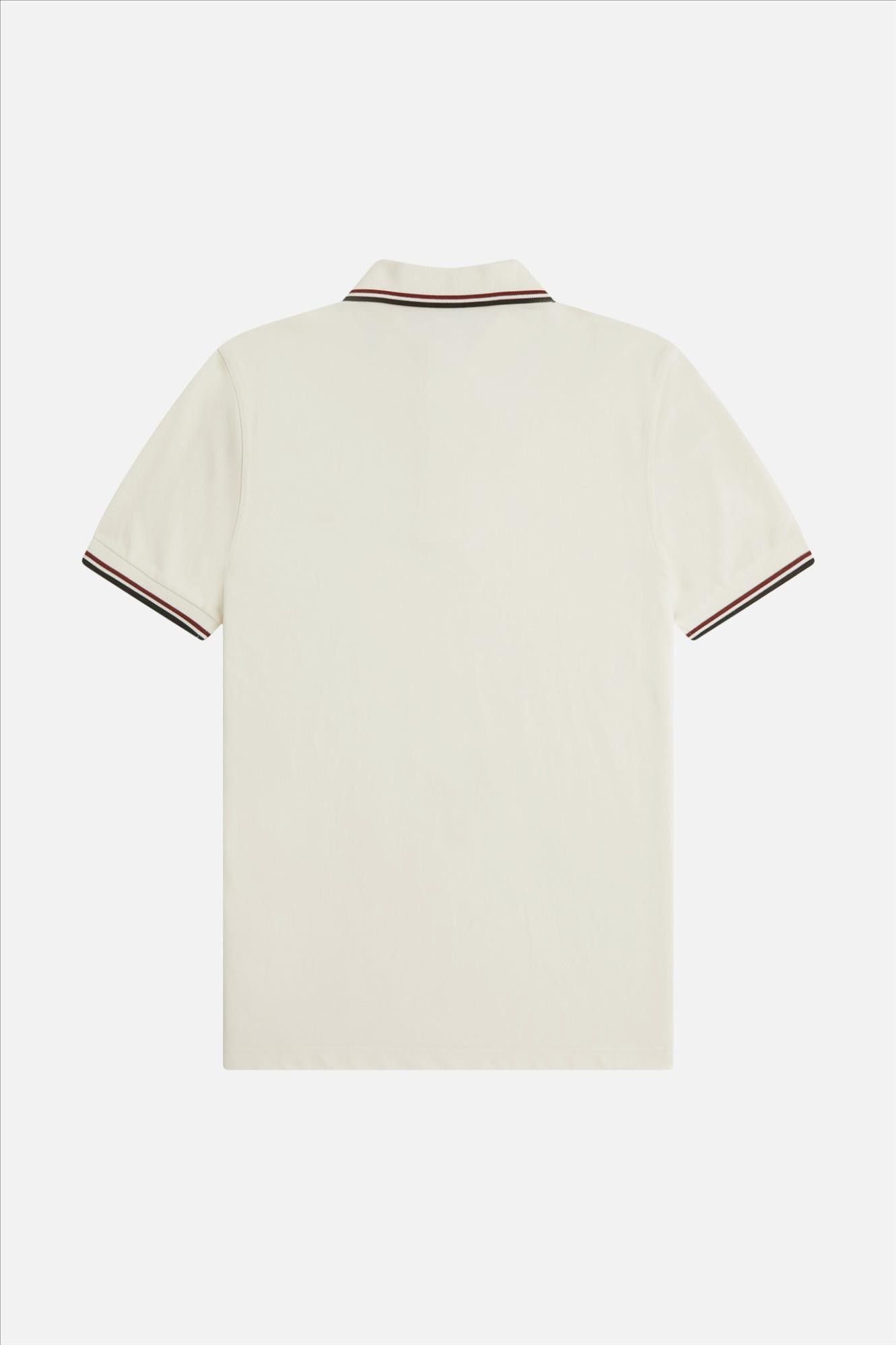 Fred Perry - Ecru-Bordeaux Twin Tipped polo