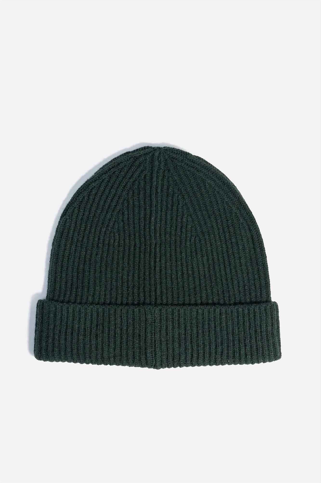 ECOALF - Donkergroene Sierra Wool muts