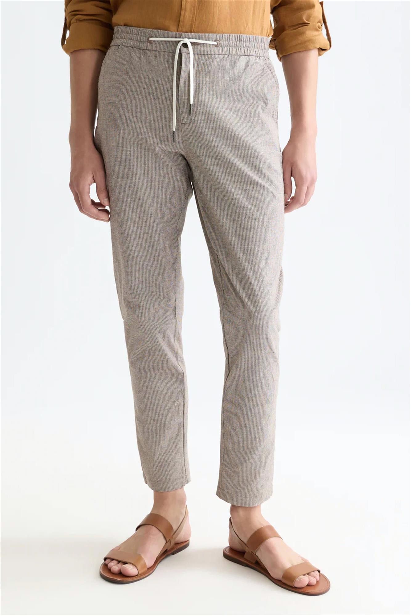 Scotch & Soda - Bruine Warren regular straight broek