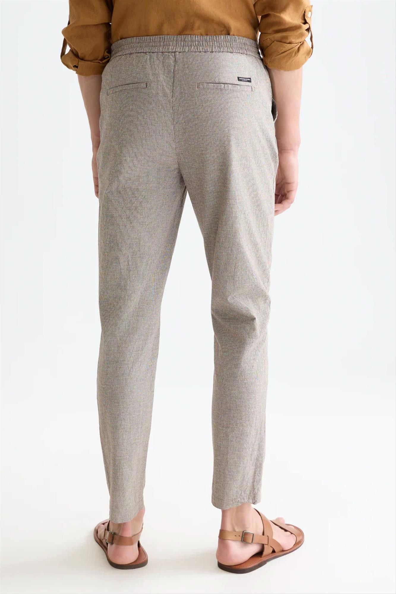 Scotch & Soda - Bruine Warren regular straight broek
