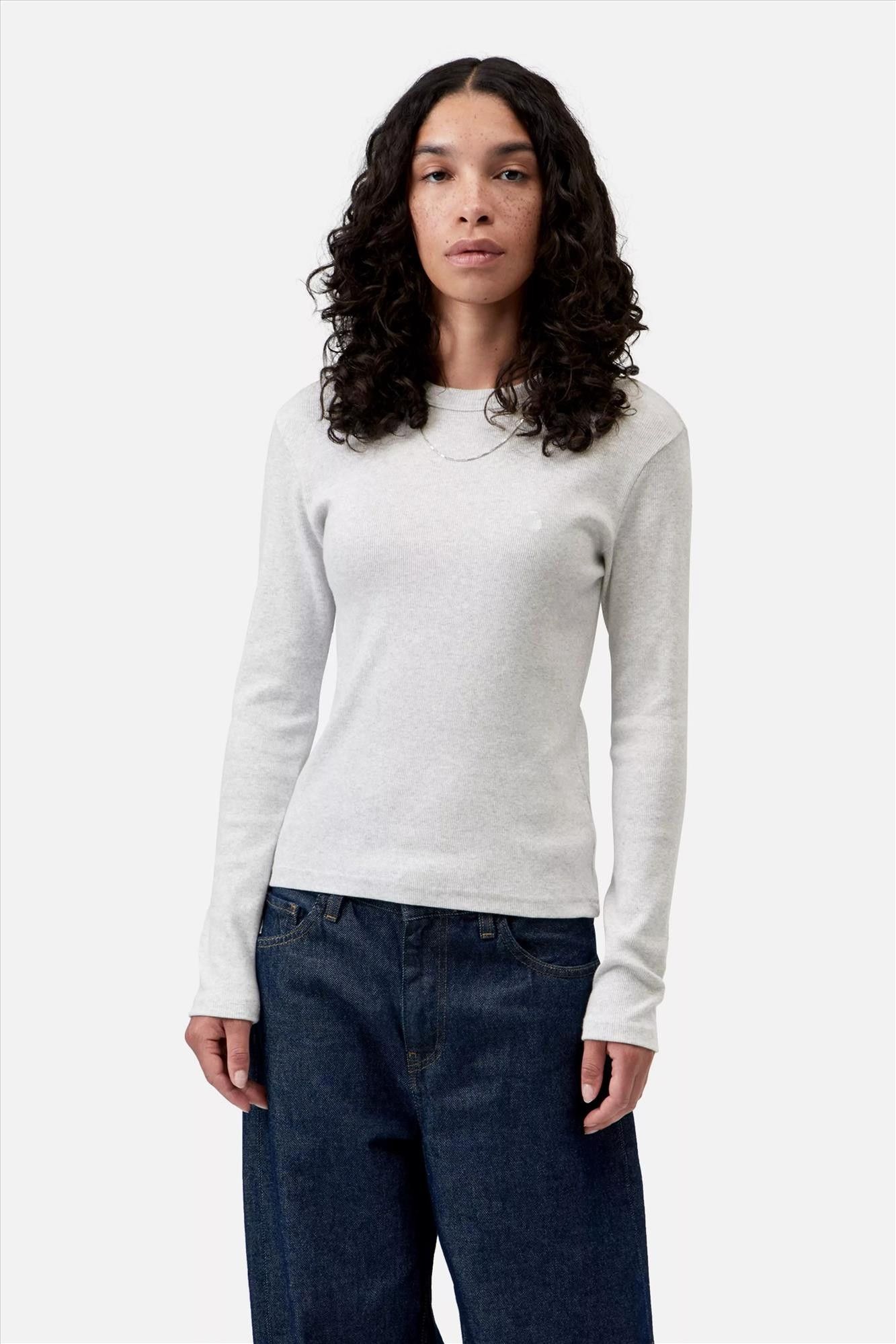 Carhartt WIP - Grijze Philipa longsleeve