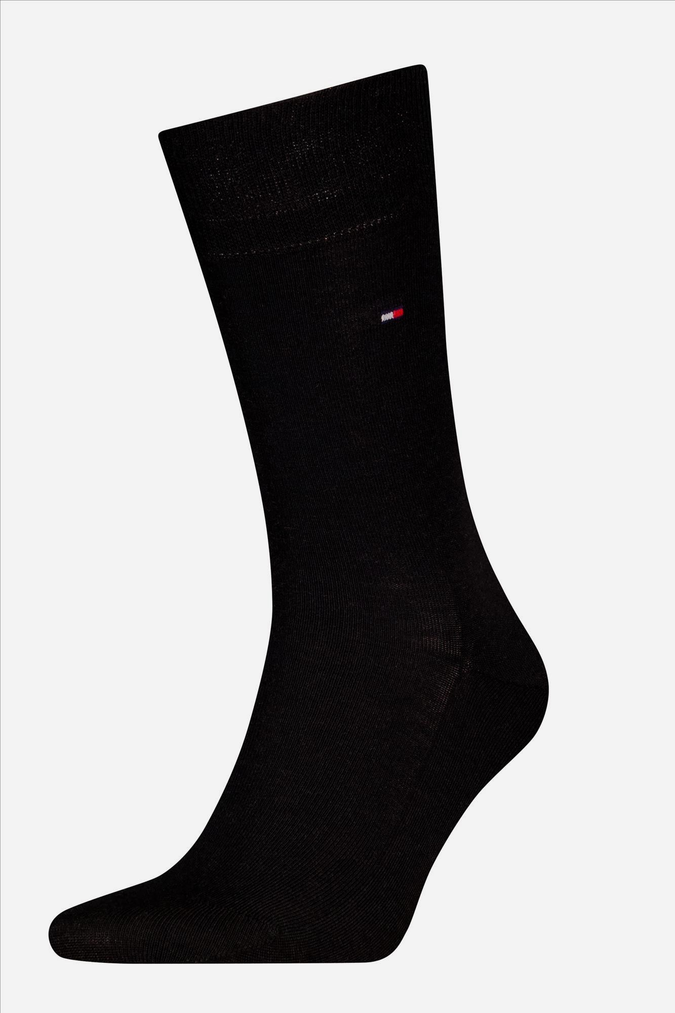 Hilfiger socks - Zwarte Merino sokken, maat: 45-46