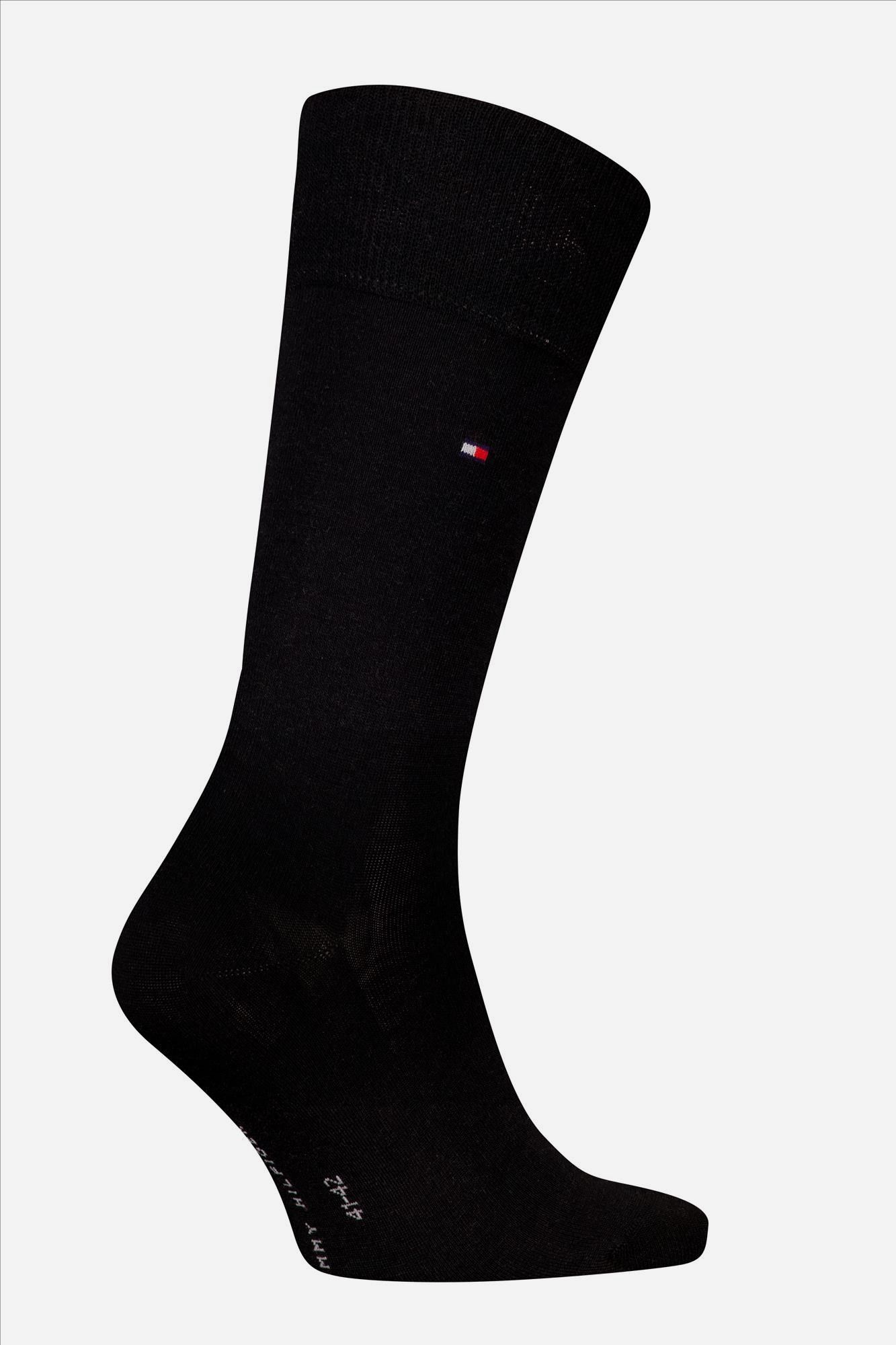 Hilfiger socks - Zwarte Merino sokken, maat: 45-46
