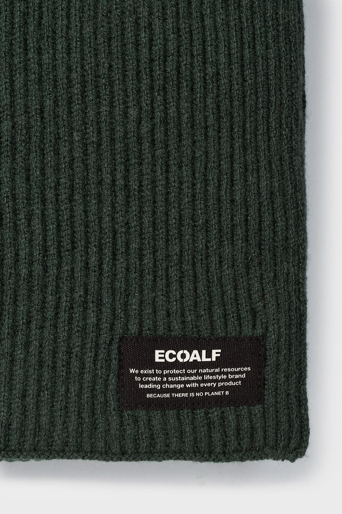 ECOALF - Donkergroene Sierra Wool sjaal