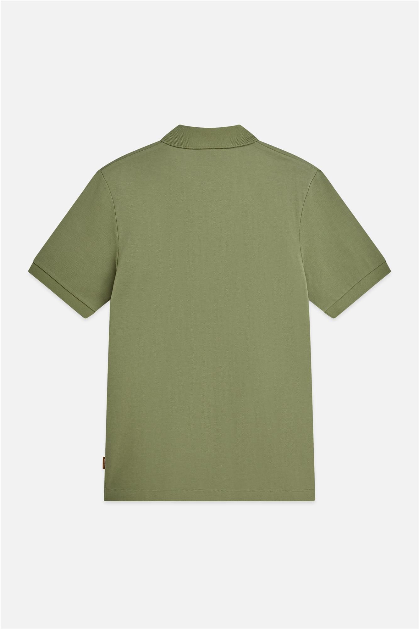 Scotch & Soda - Olijfgroene Seasonal Essentials Logo polo