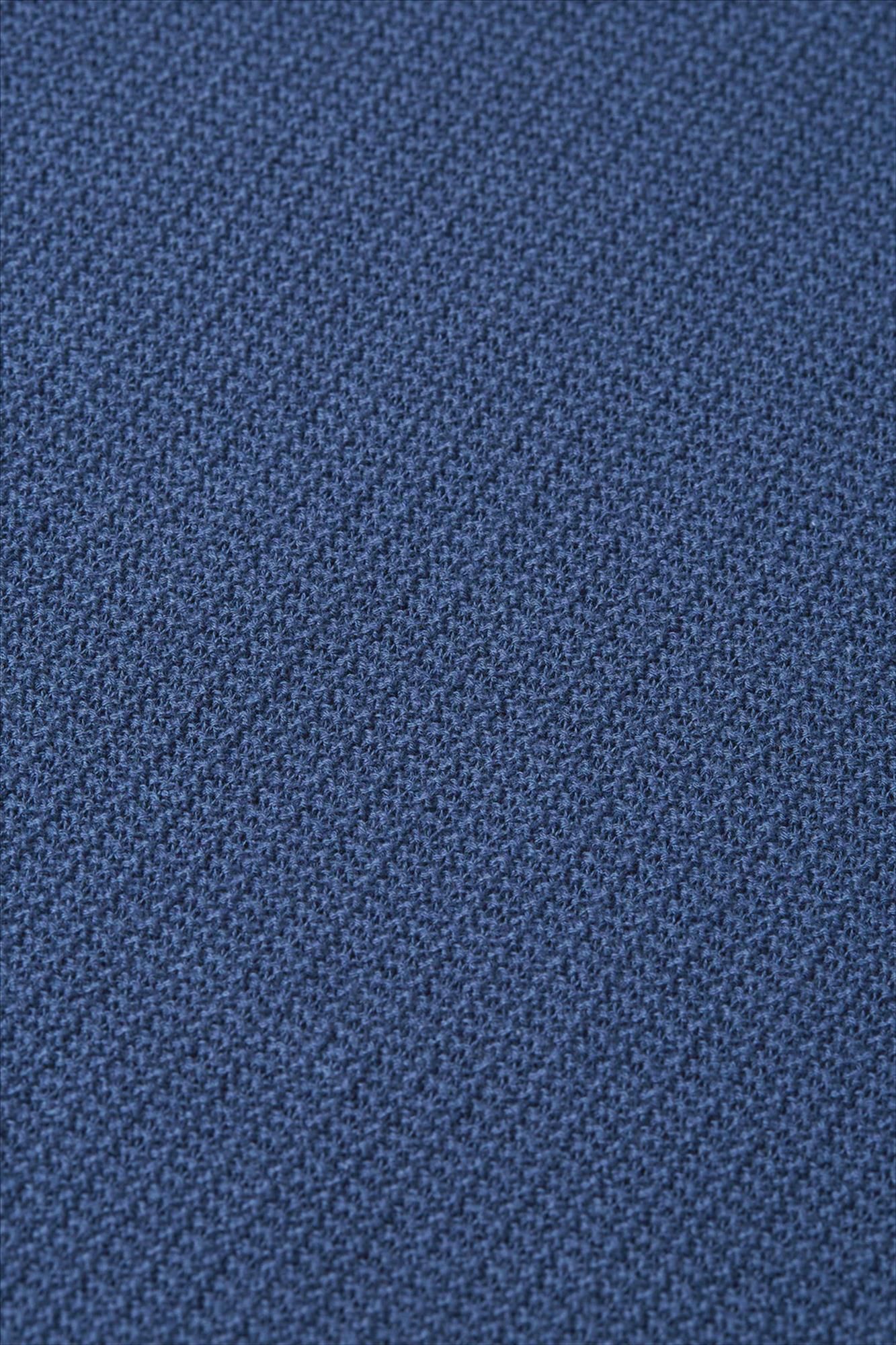 Scotch & Soda - Donkerblauwe Structured Knitted polo