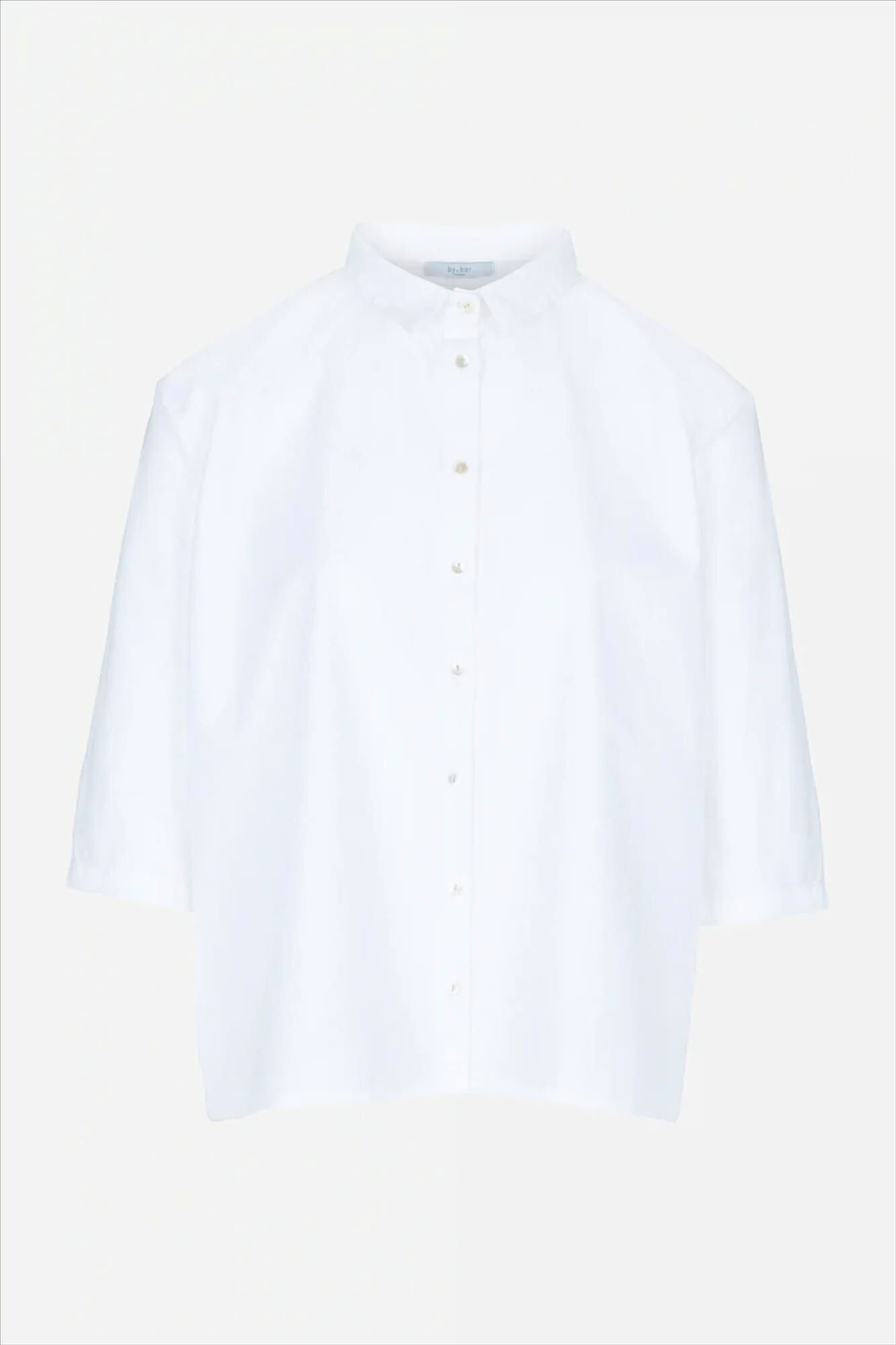 BY BAR - Witte Norel Poplin blouse
