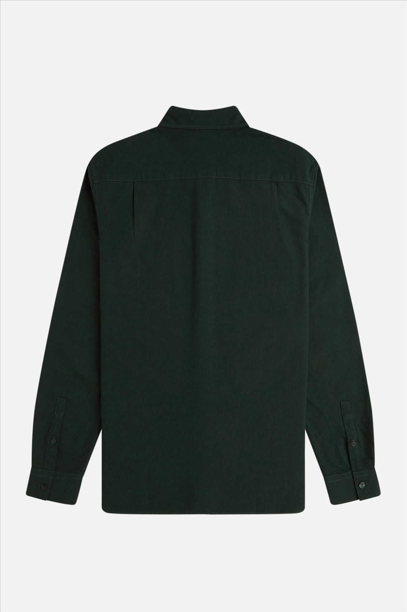 Fred Perry - Donkergroen Oxford hemd