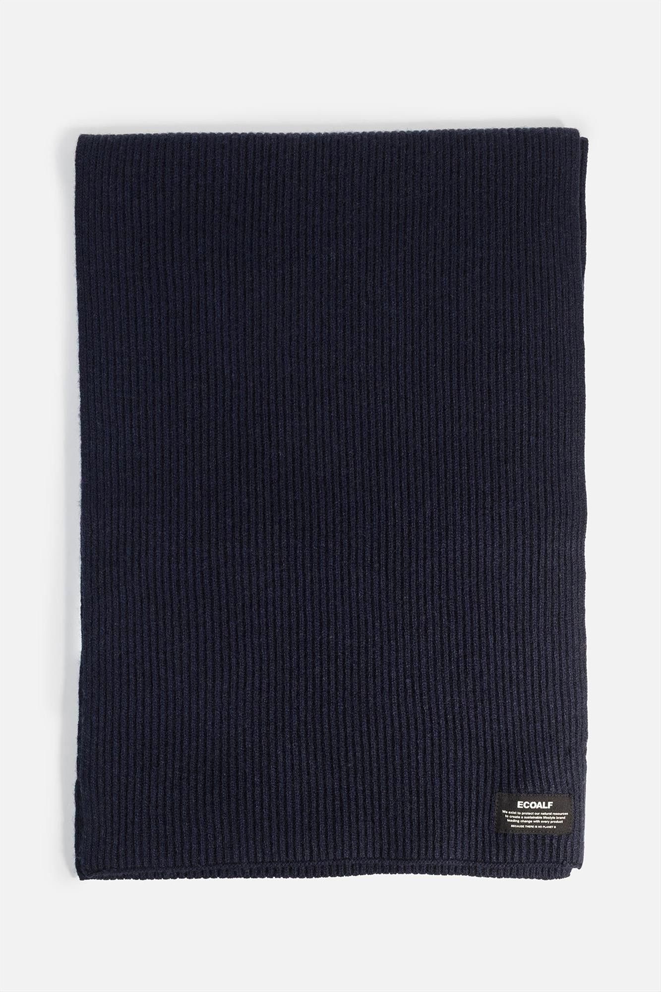 ECOALF - Donkerblauwe Sierra Wool sjaal