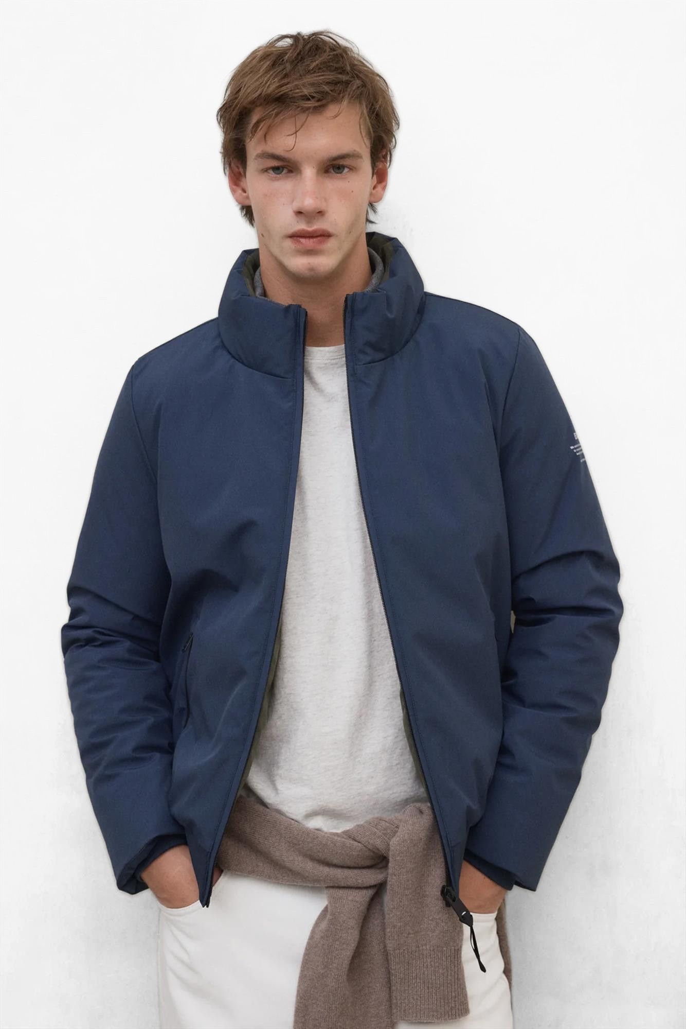 ECOALF - Donkerblauwe Grays jas