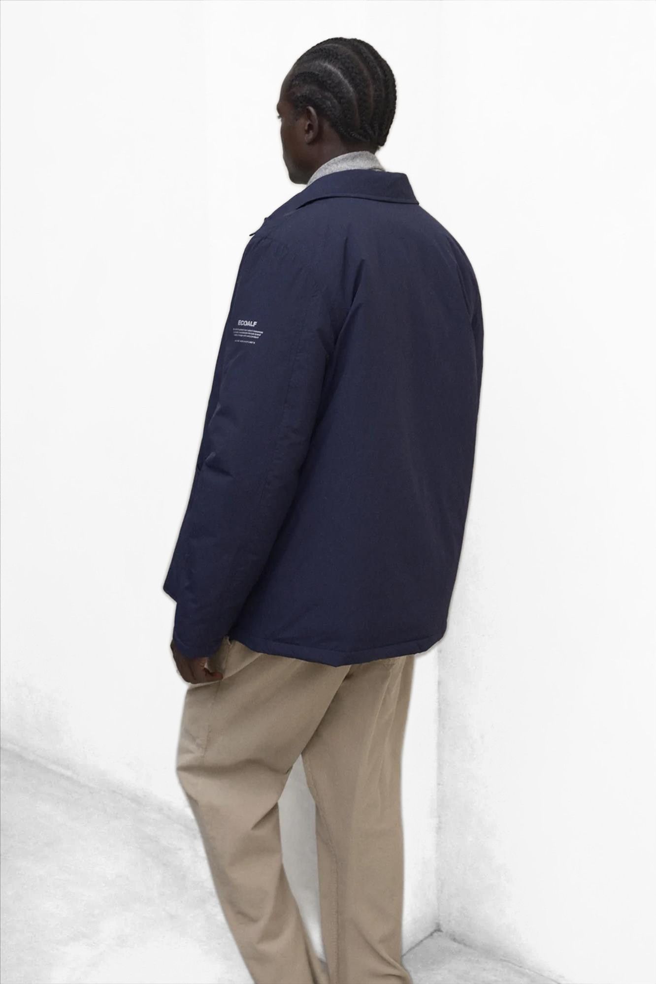 ECOALF - Donkerblauwe Ancua Short jas