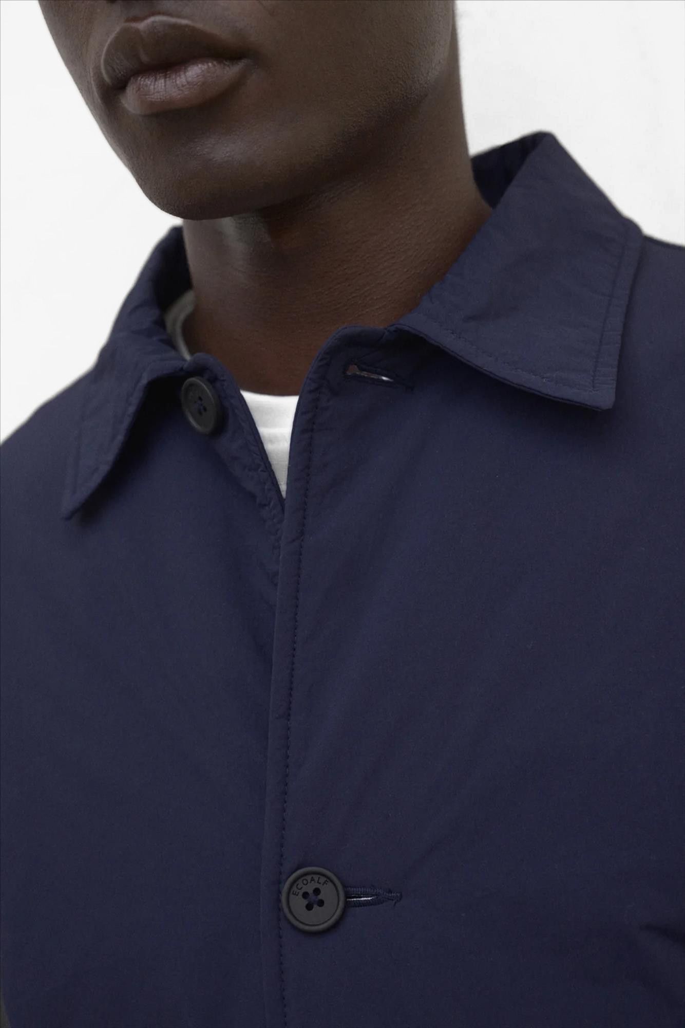 ECOALF - Donkerblauwe Ancua Short jas