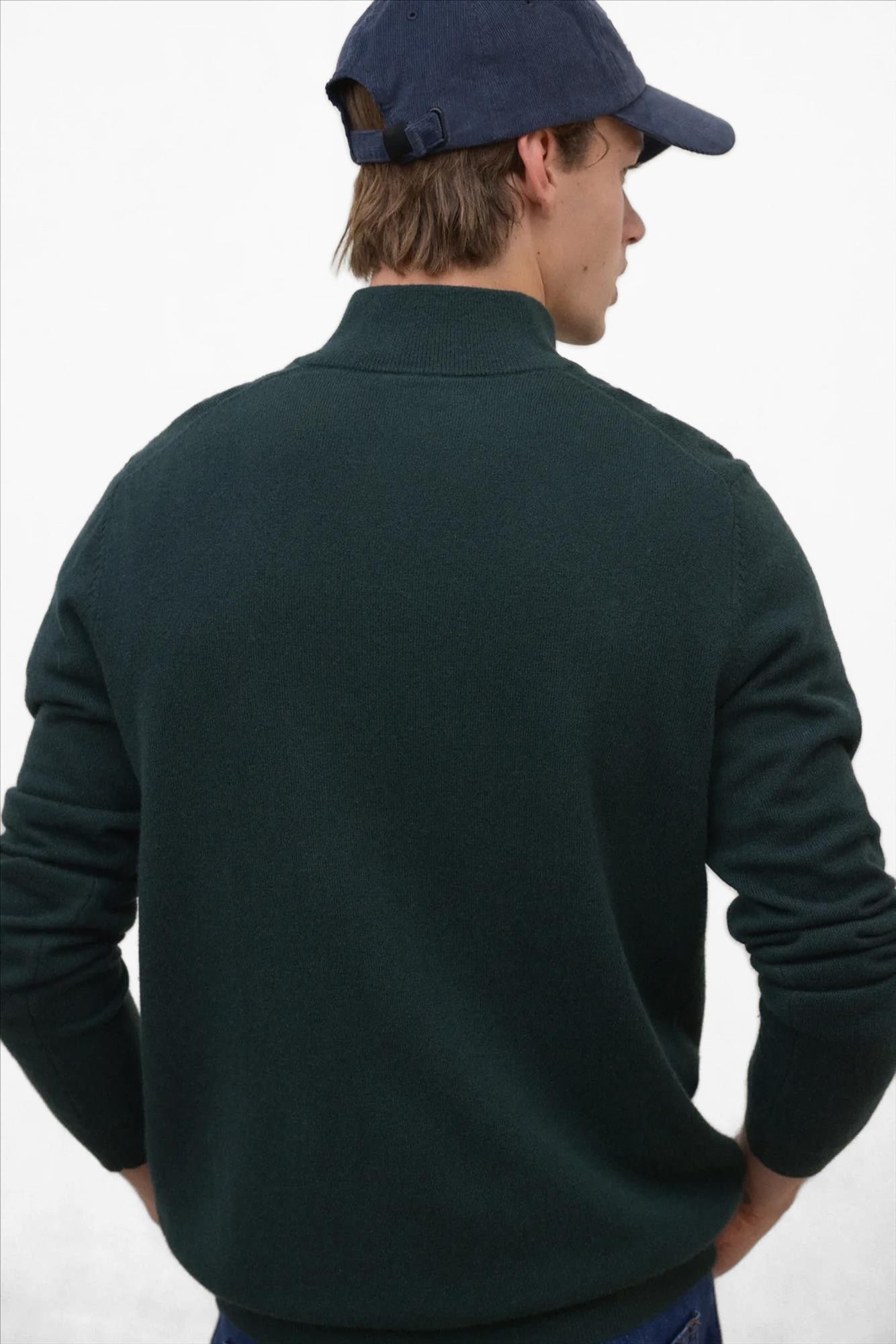 ECOALF - Donkergroene Larch trui
