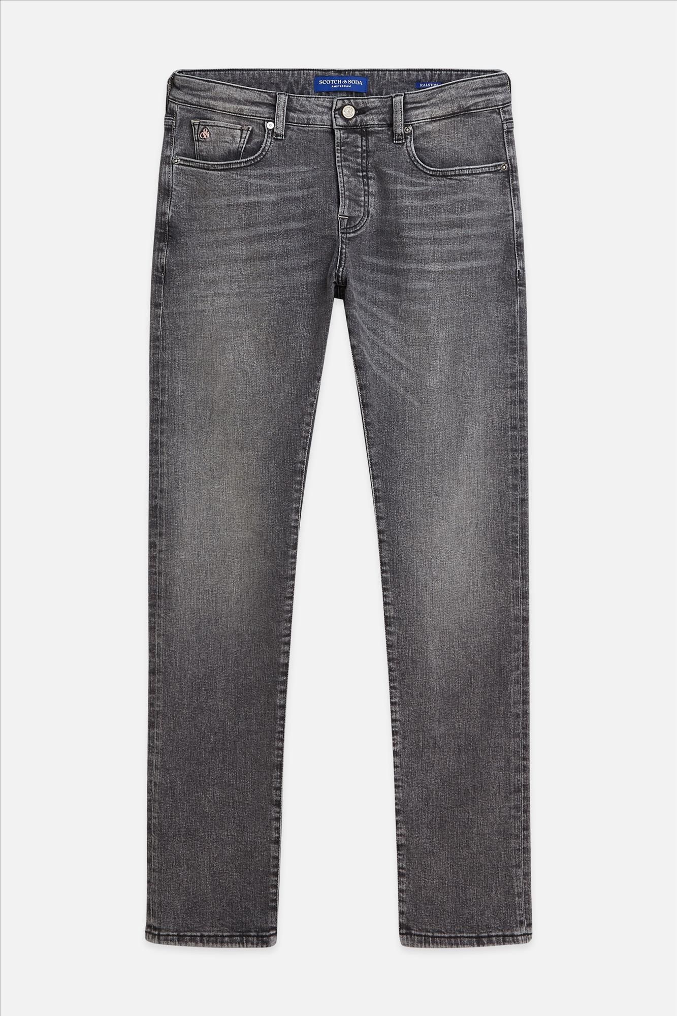 Scotch & Soda - Grijze Ralston slim jeans