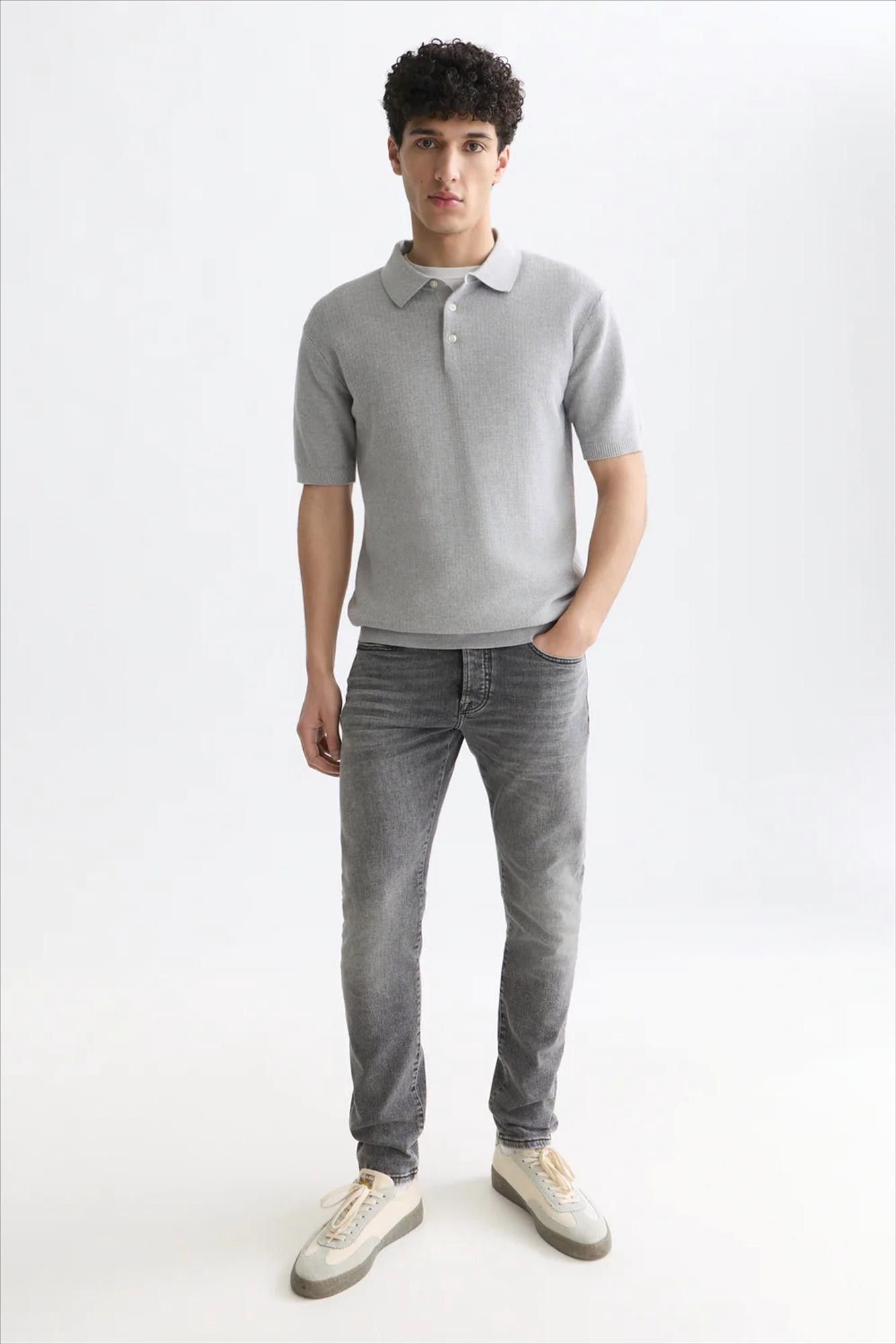 Scotch & Soda - Grijze Ralston slim jeans