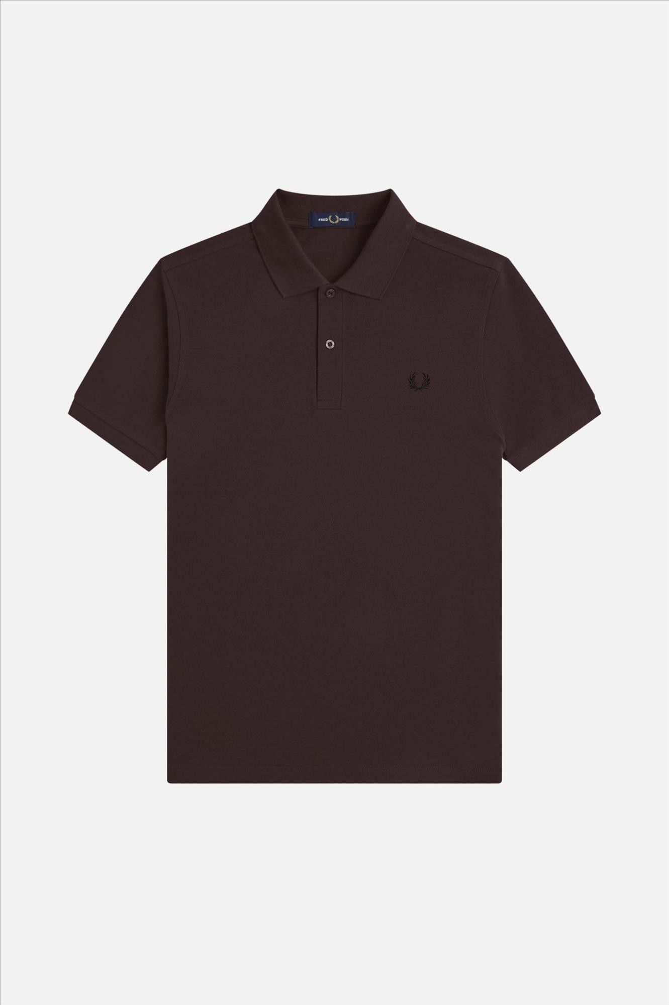 Fred Perry - Donkerbruine The Fred Perry polo