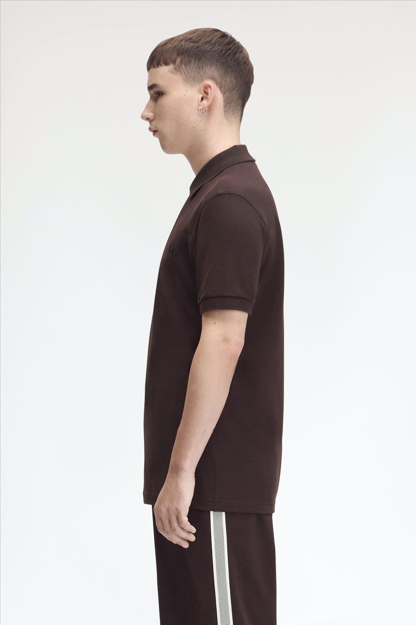 Fred Perry - Donkerbruine The Fred Perry polo