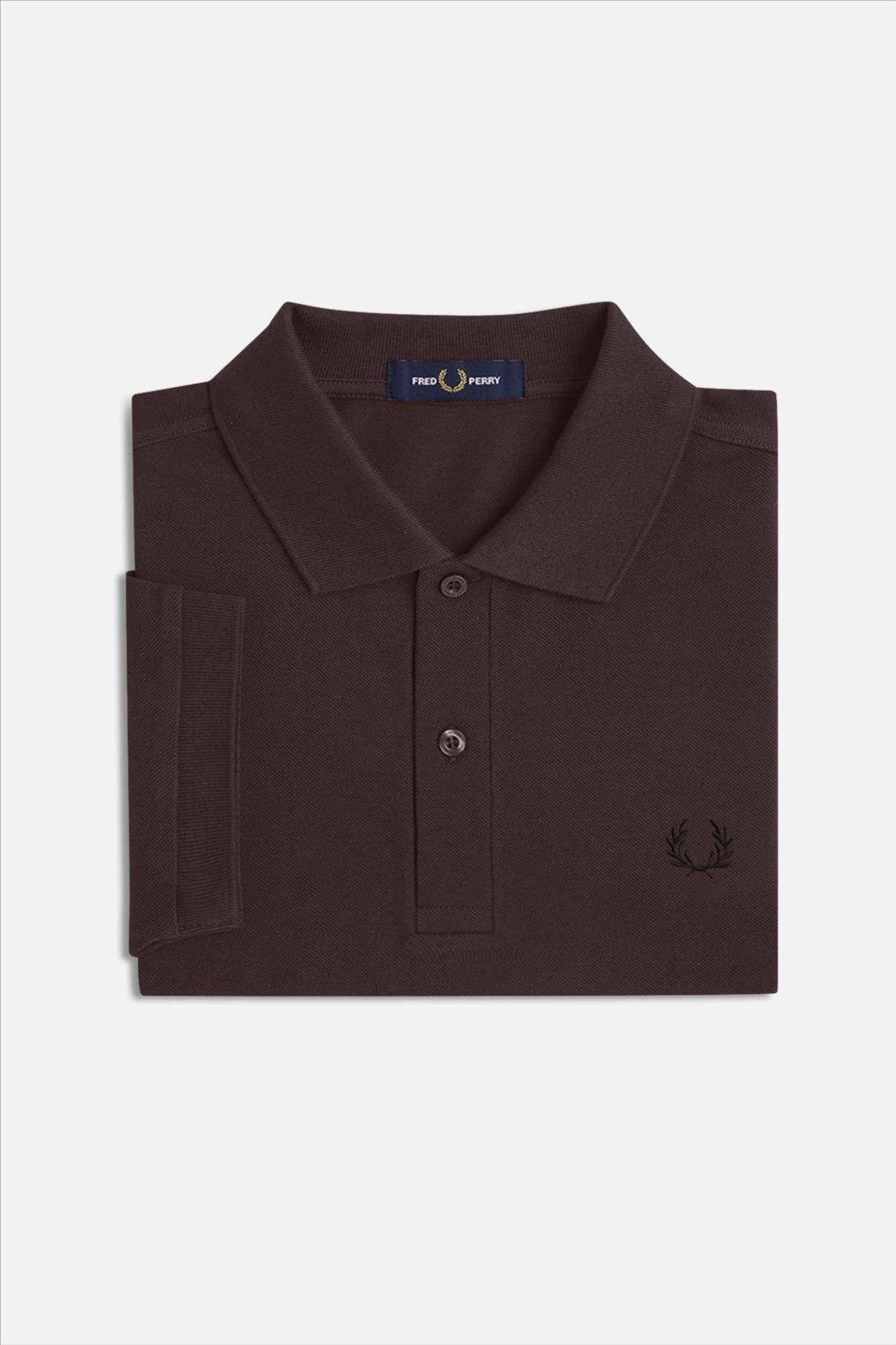 Fred Perry - Donkerbruine The Fred Perry polo