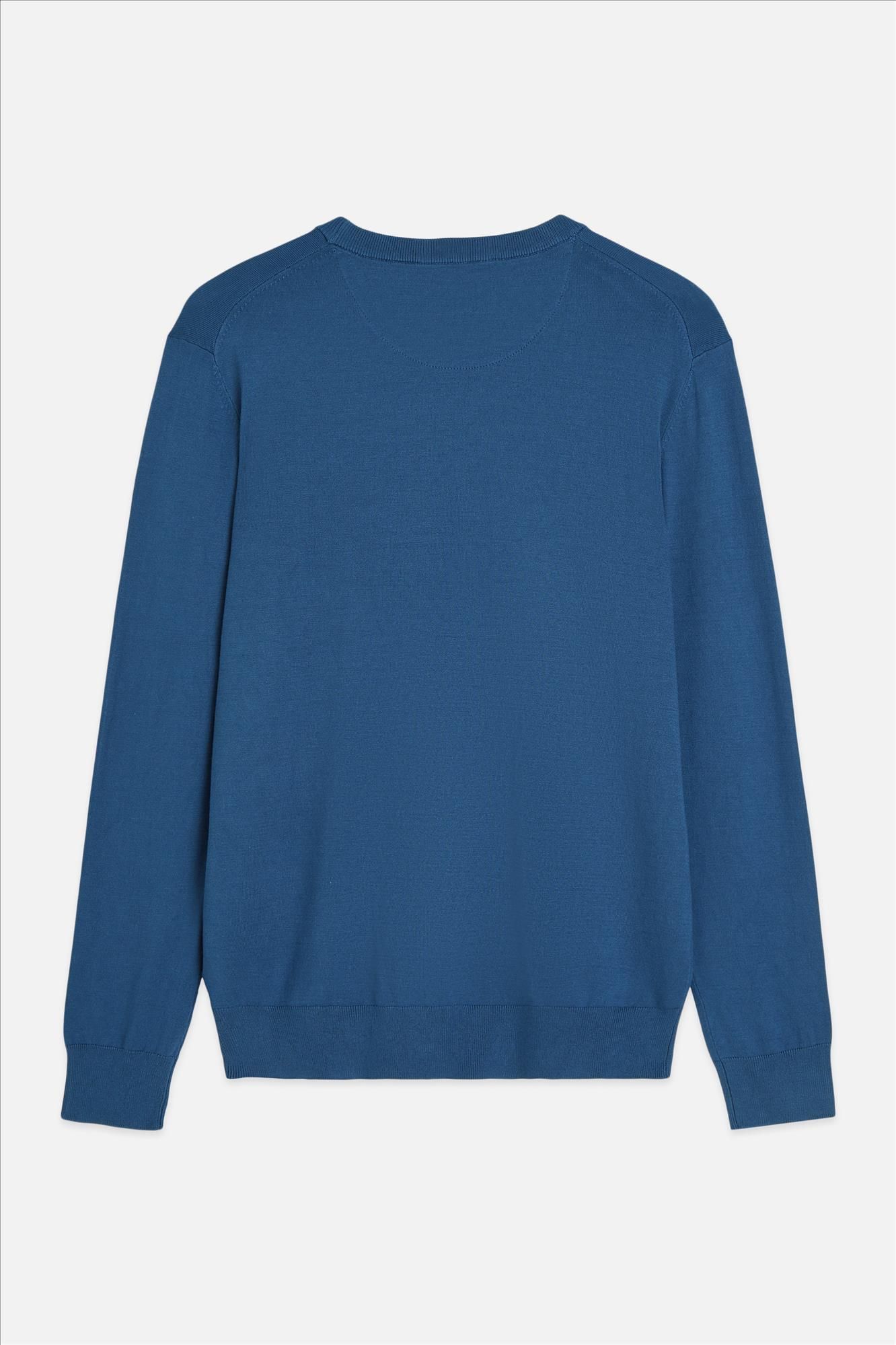 Scotch & Soda - Blauwe Seasonal Essentials trui