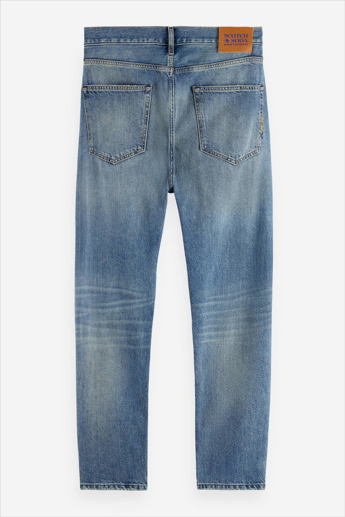 Scotch & Soda - Blauwe Dean Loose Tapered jeans