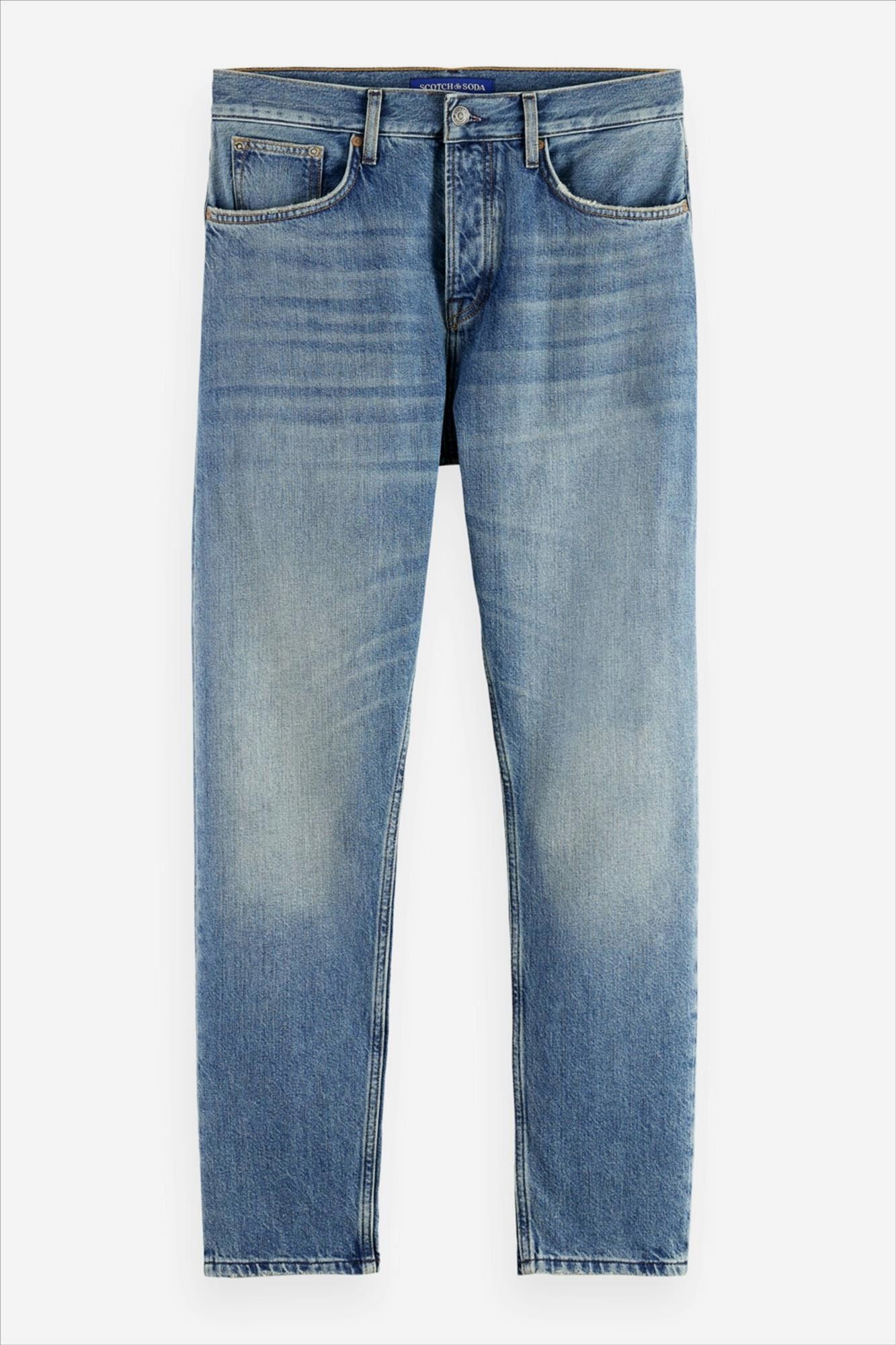 Scotch & Soda - Blauwe Dean Loose Tapered jeans