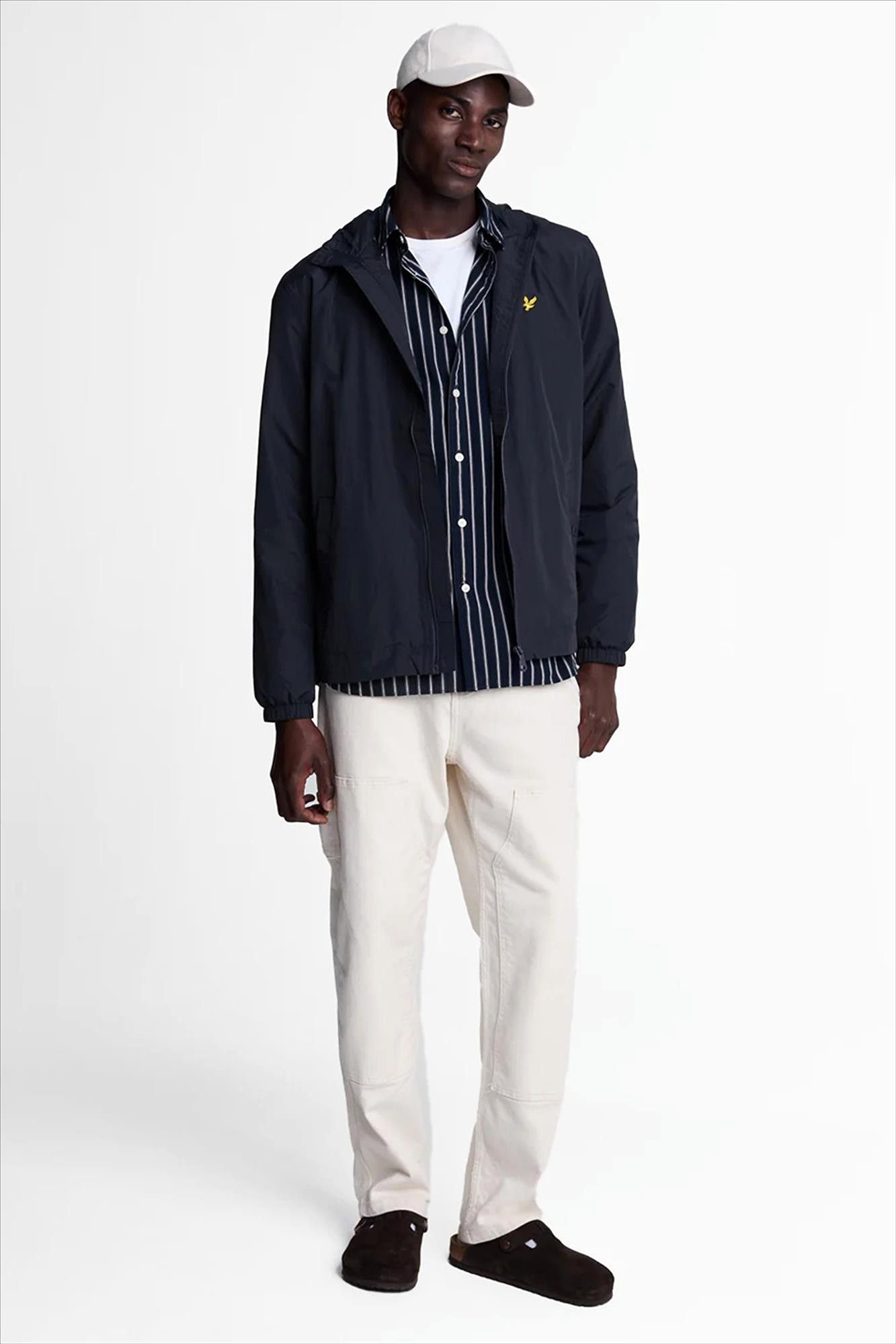 Lyle & Scott - Donkerblauwe Hooded jacket
