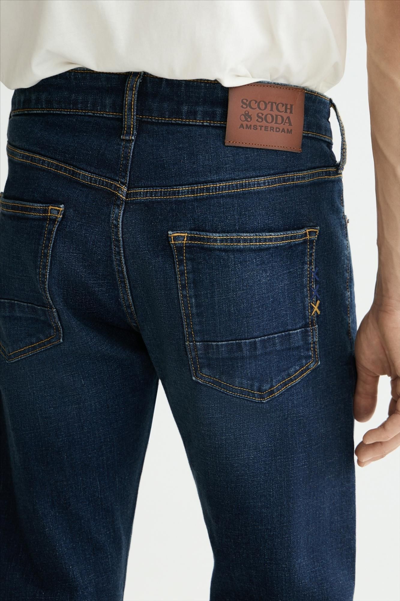 Scotch & Soda - Donkerblauwe Ralston Slim jeans