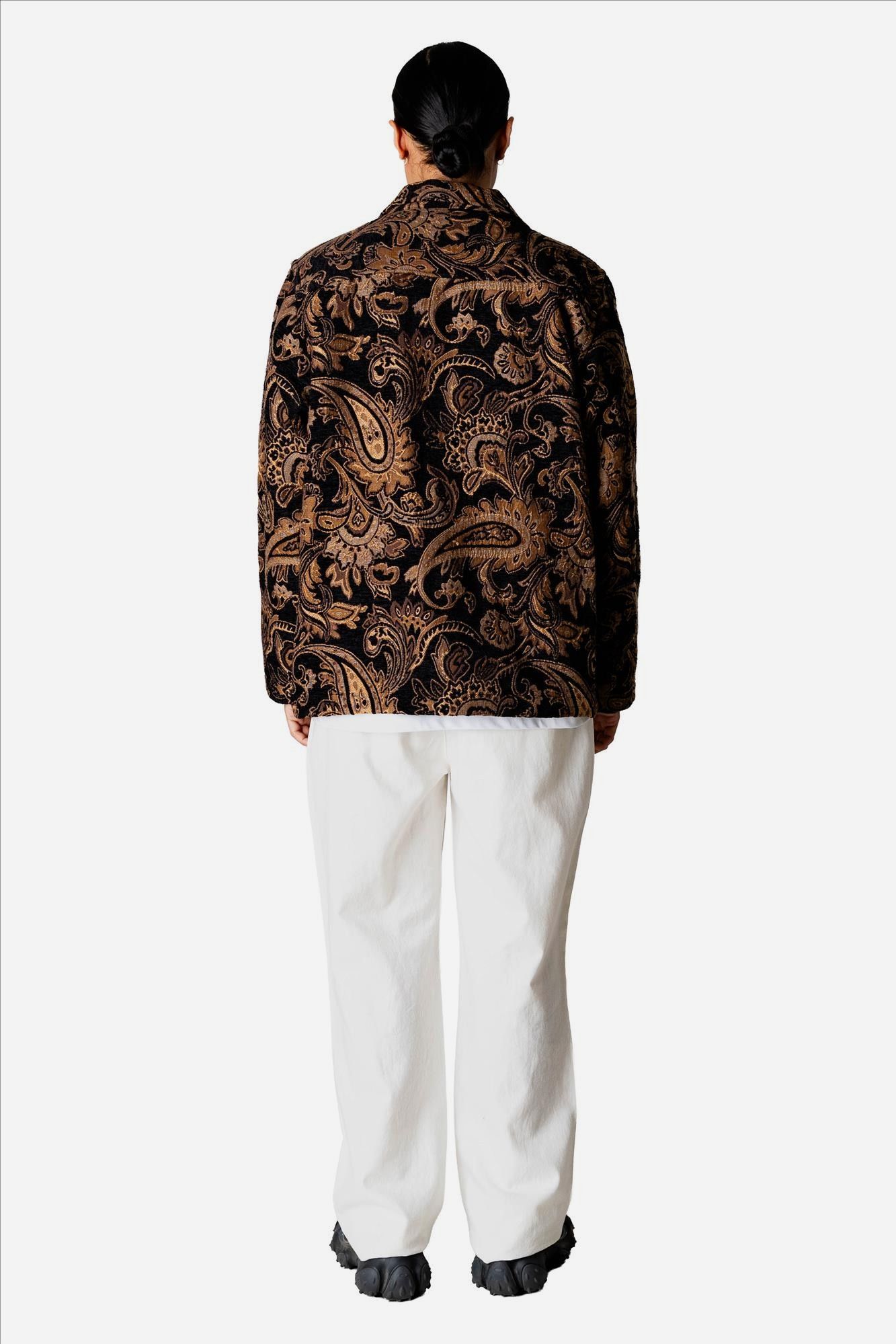 WOODBIRD - Ecru Eik Linen broek