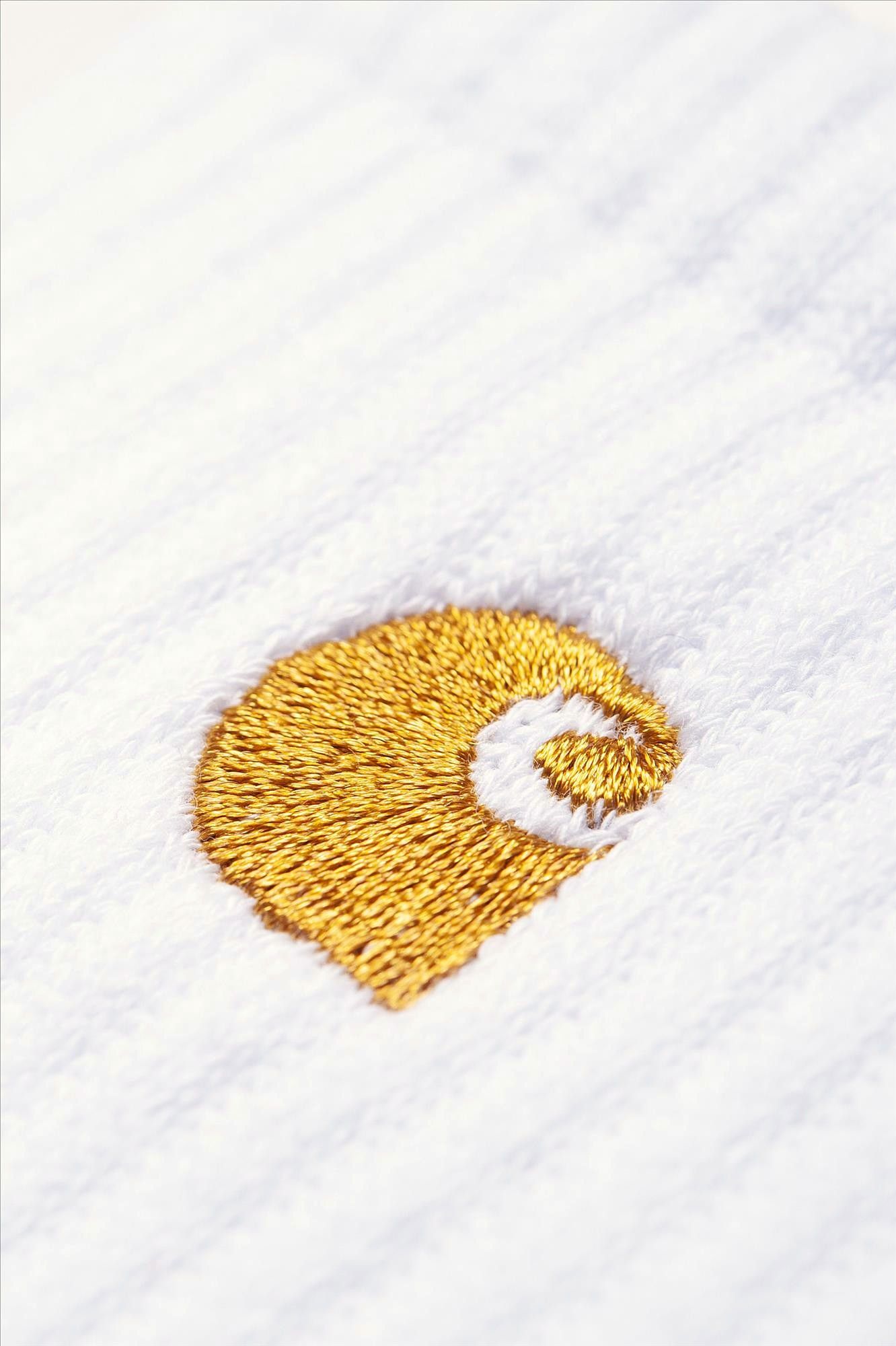 Carhartt WIP - Witte Chase sportsokken, maat: 39-46