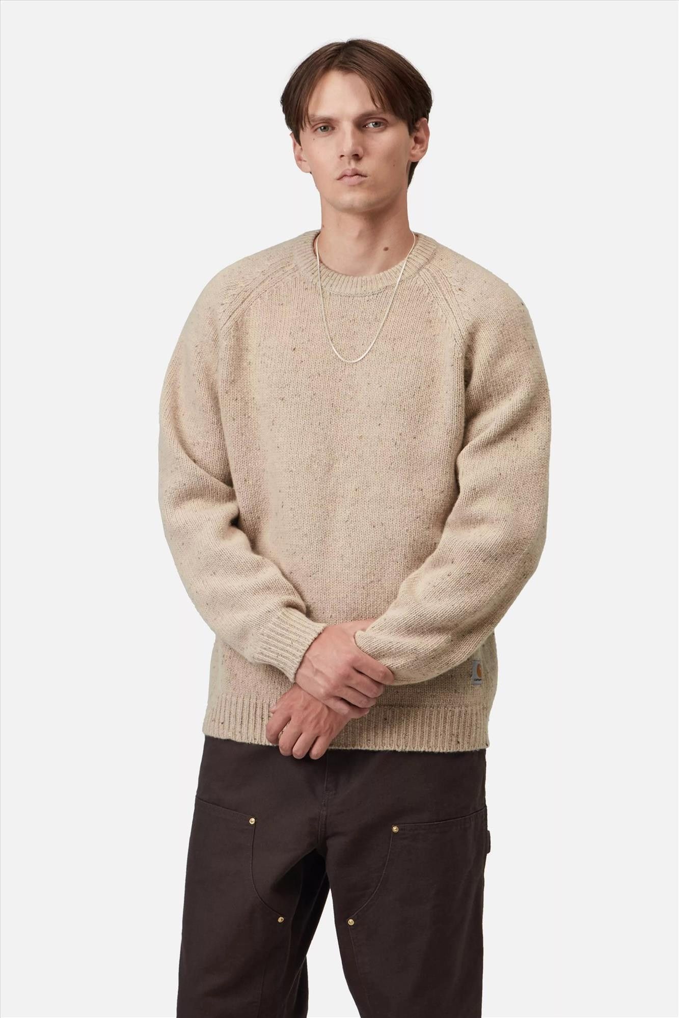 Carhartt WIP - Beige Anglistic trui