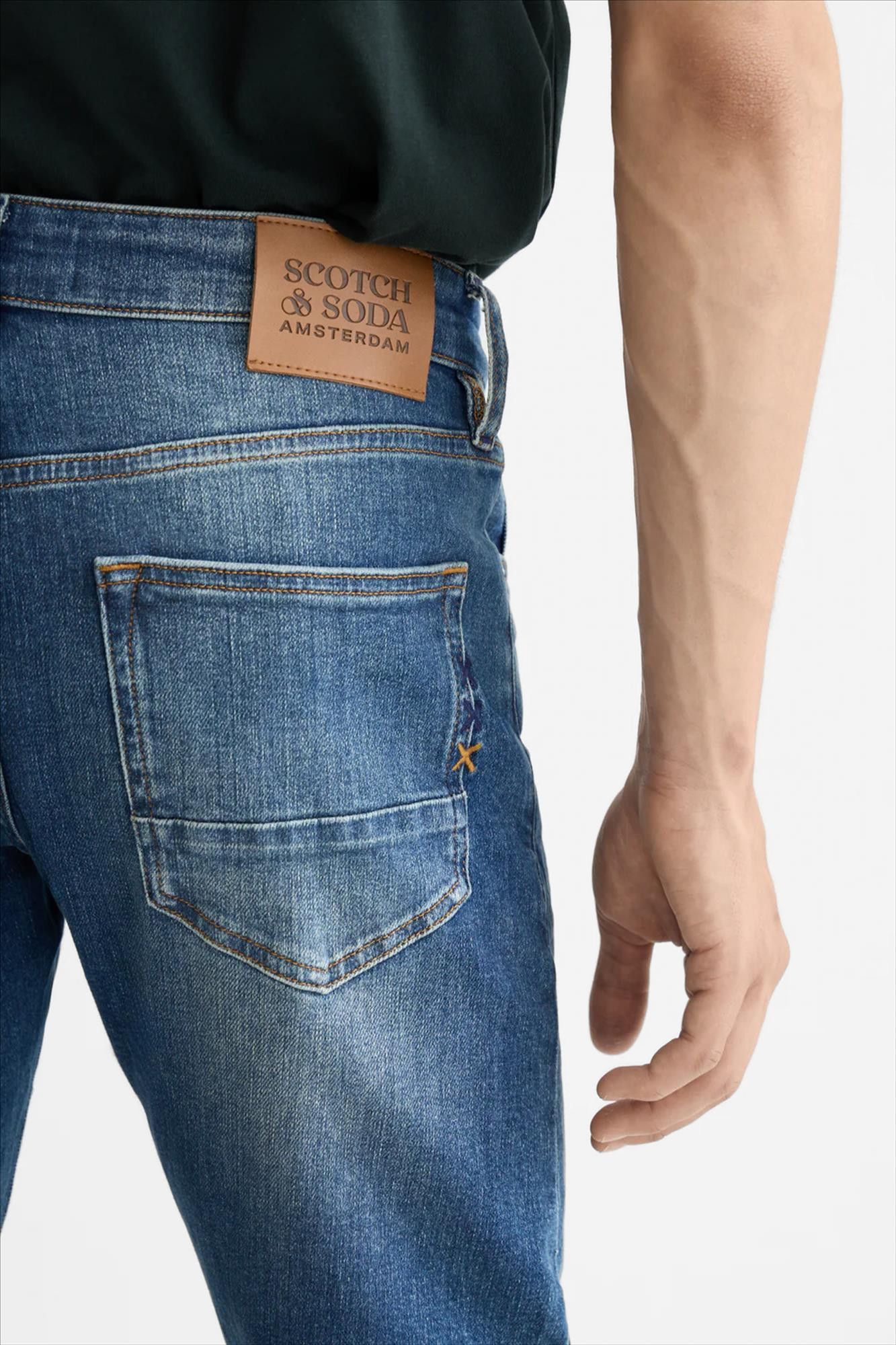 Scotch & Soda - Middenblauwe Ralston Slim jeans