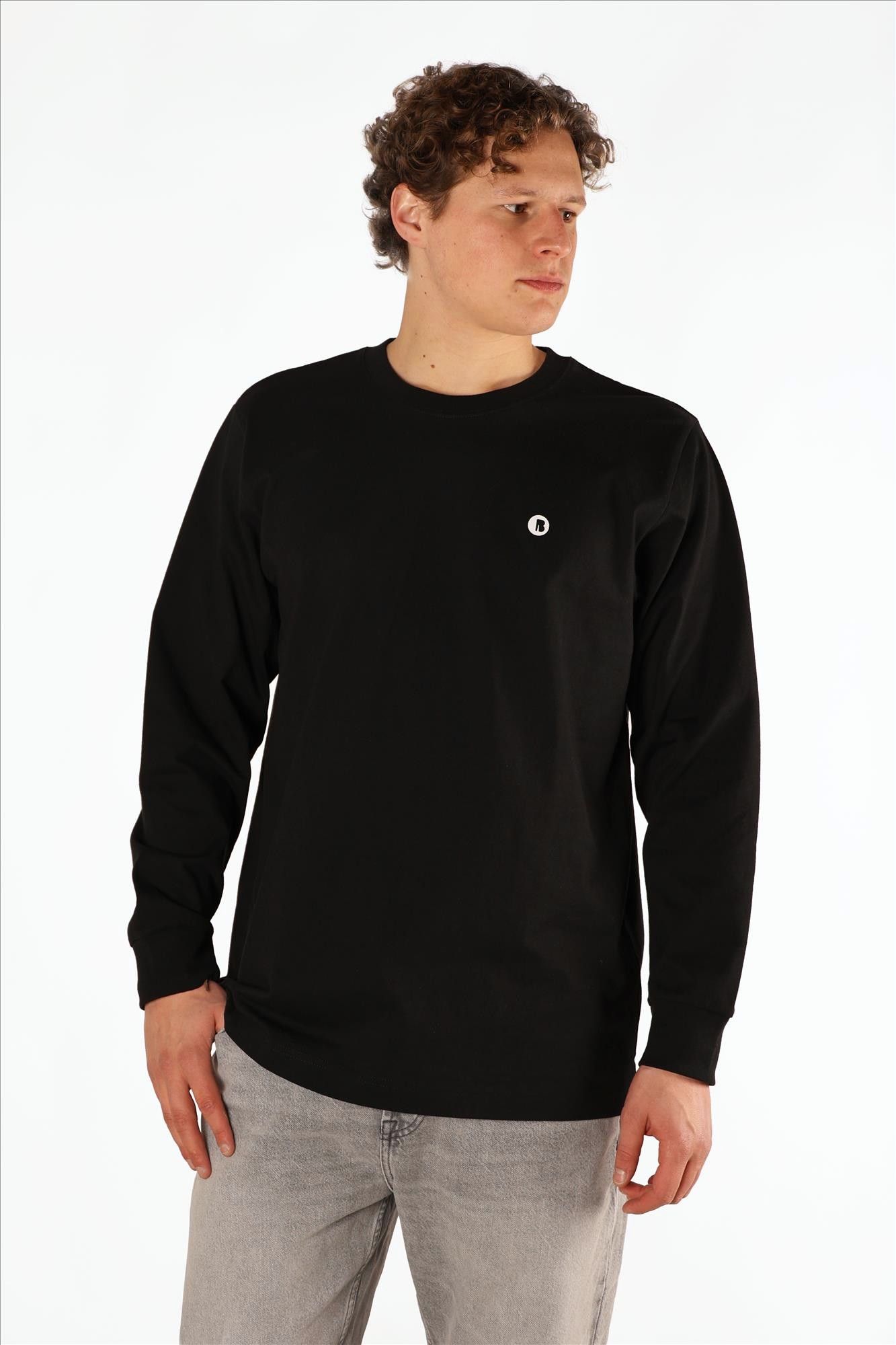 Brooklyn - Zwarte B-Icon longsleeve