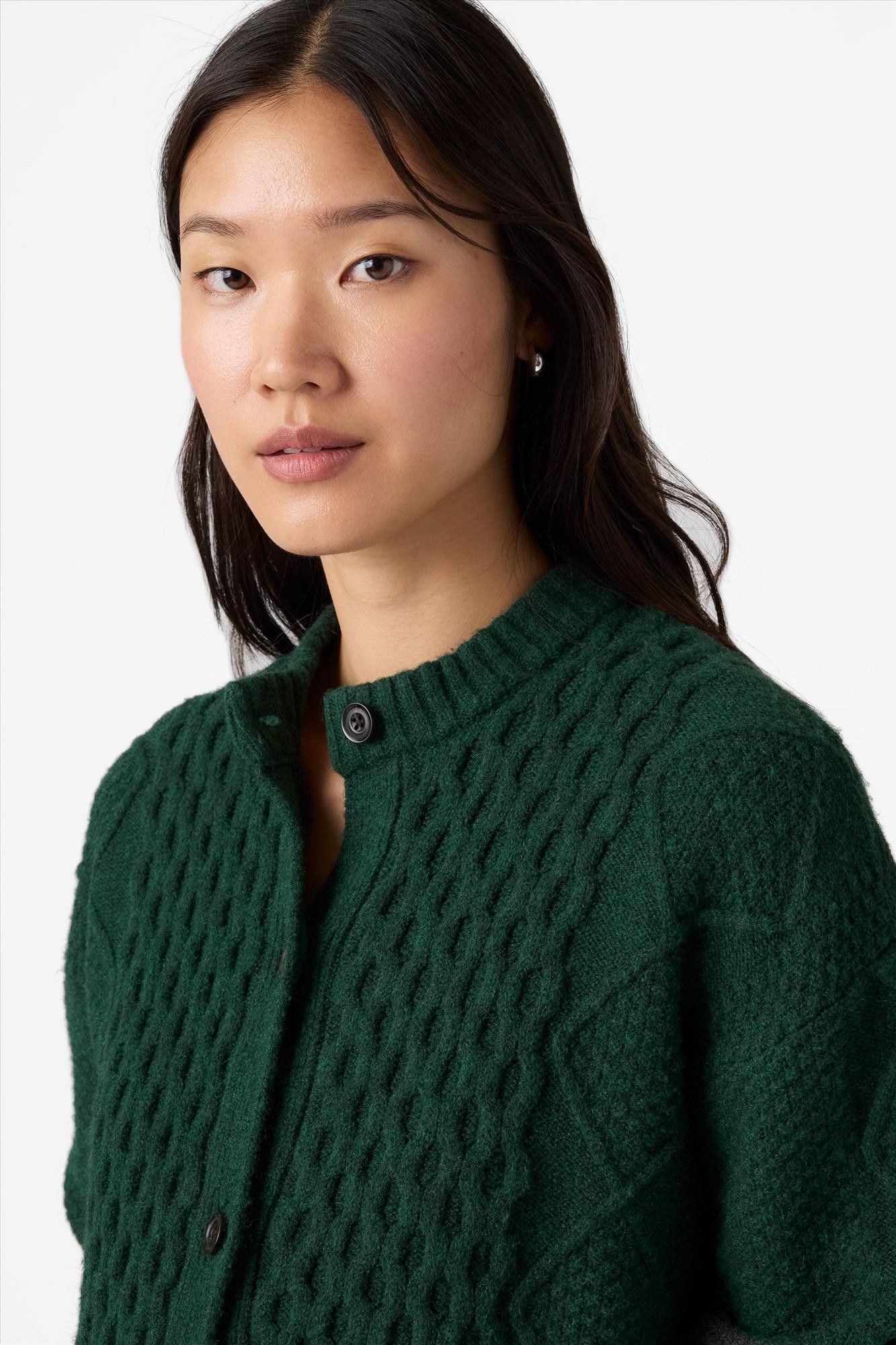Levi's - Donkergroene Gebreide cardigan