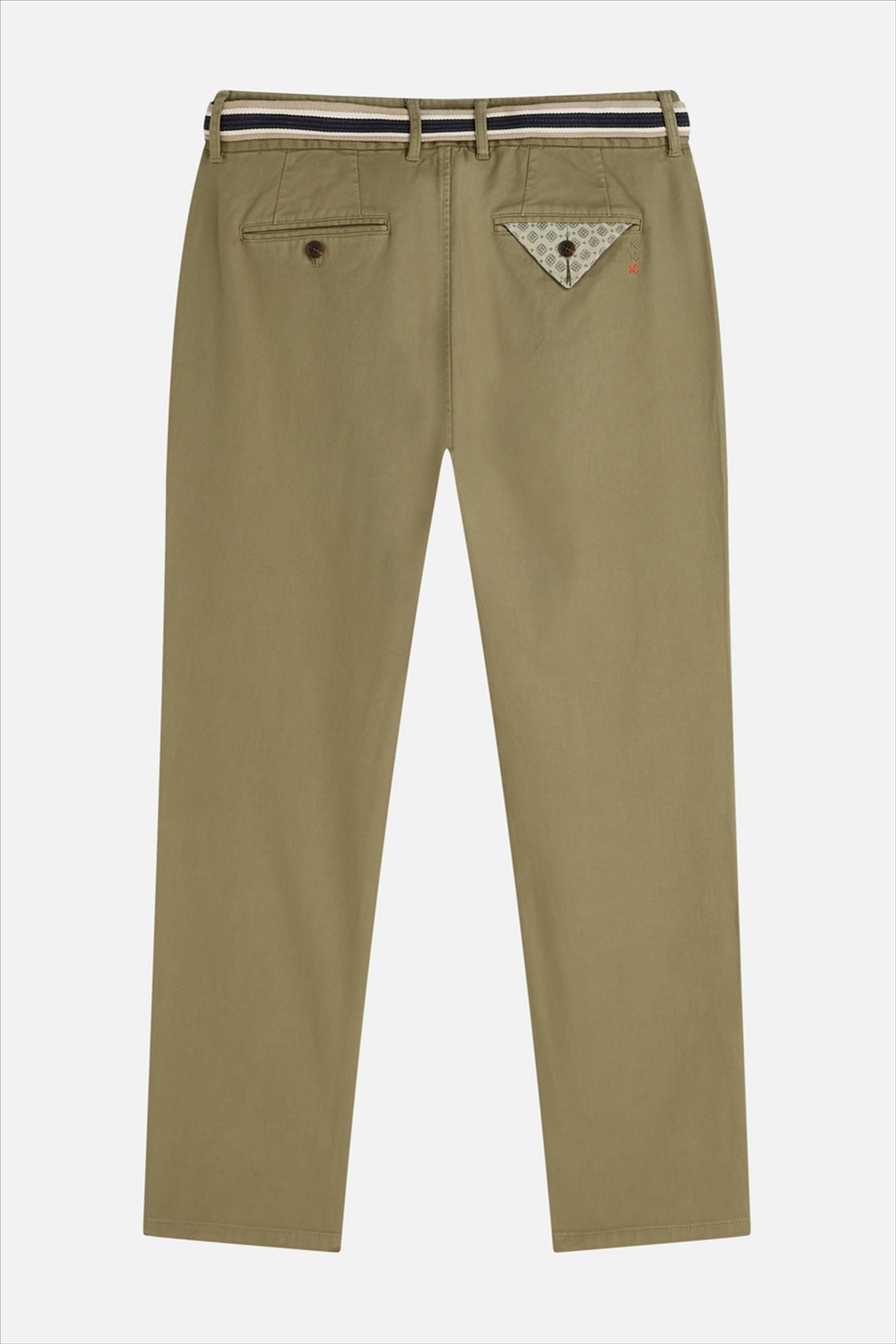Scotch & Soda - Olijfgroene Warren regular straight chino
