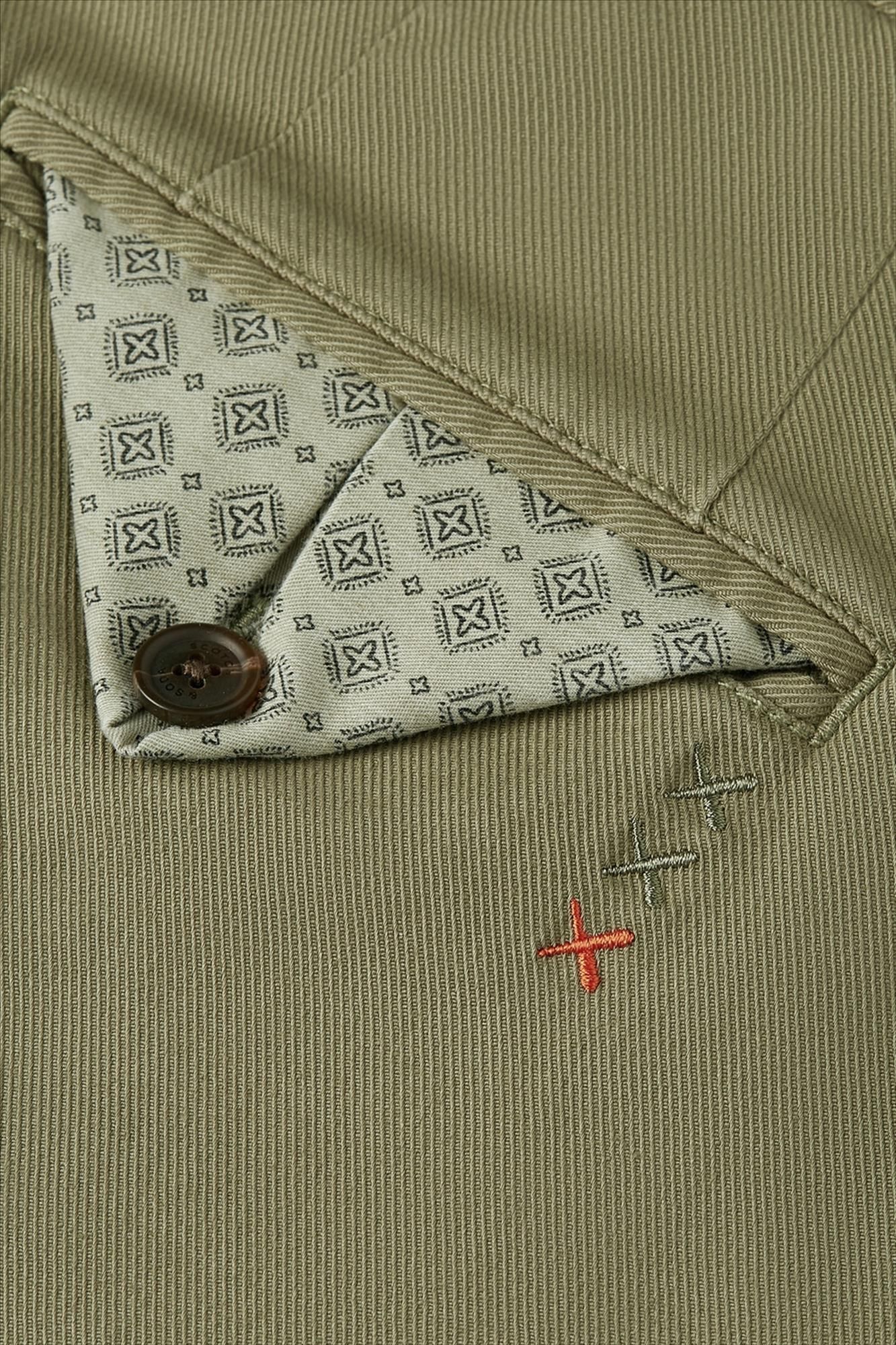 Scotch & Soda - Olijfgroene Warren regular straight chino