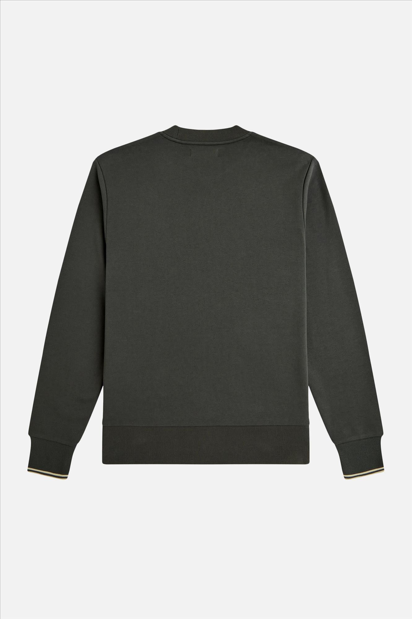 Fred Perry - Donkergroene Crew Neck sweater