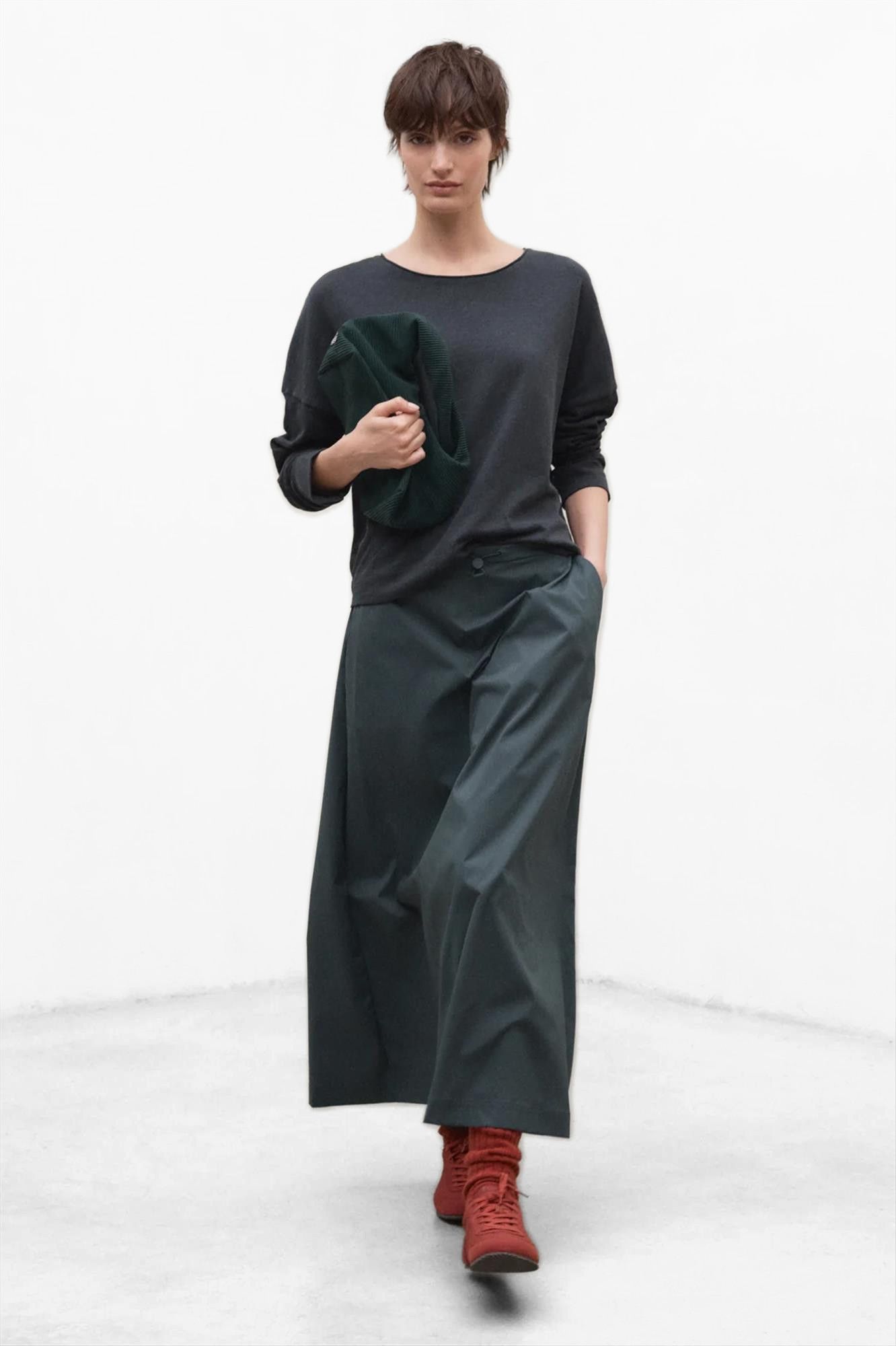 ECOALF - Grijsgroene Verone longsleeve