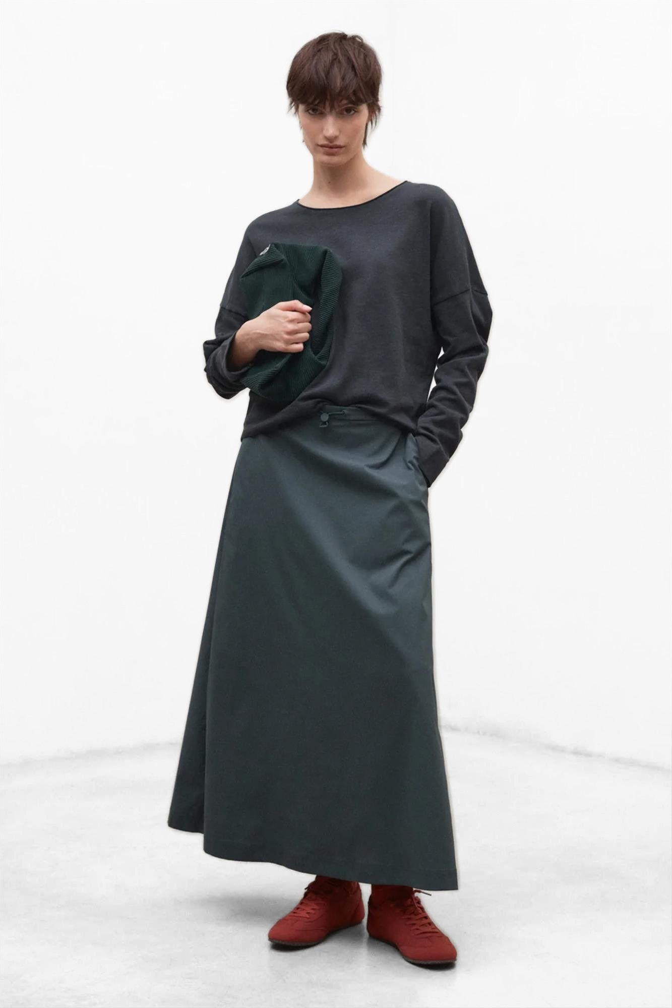 ECOALF - Grijsgroene Verone longsleeve