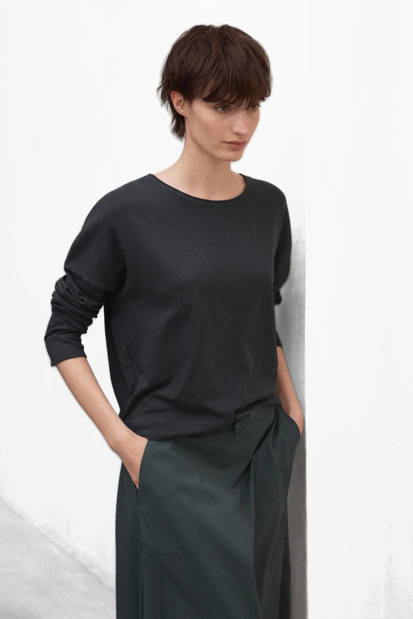 ECOALF - Grijsgroene Verone longsleeve