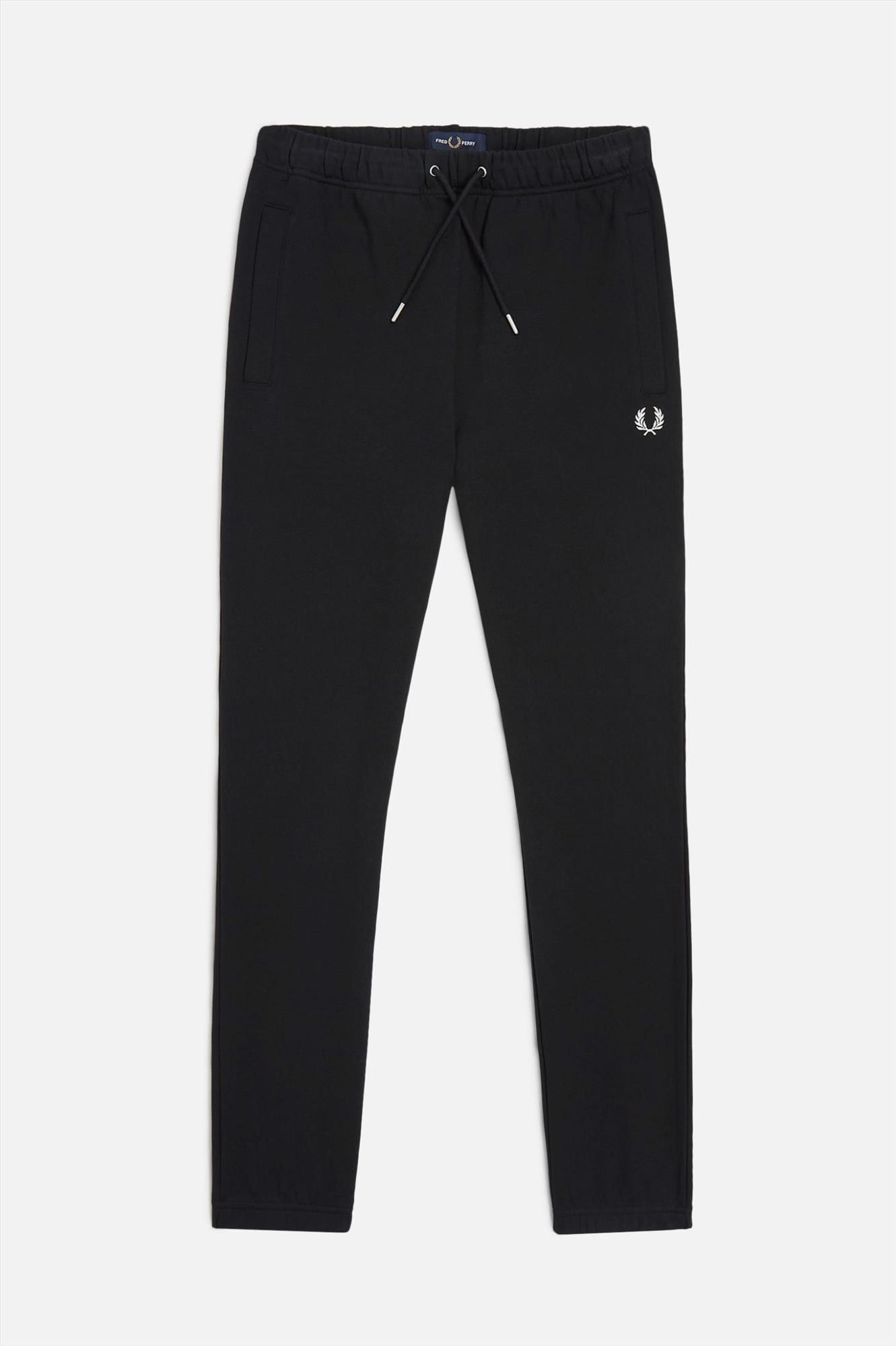 Fred Perry - Zwarte Loopback sweatpants