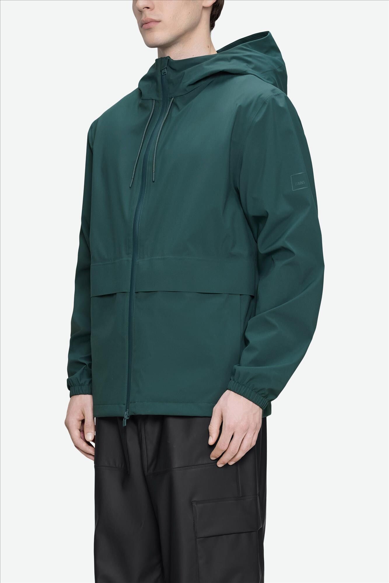 RAINS - Donkergroene Suva Hardshell jas