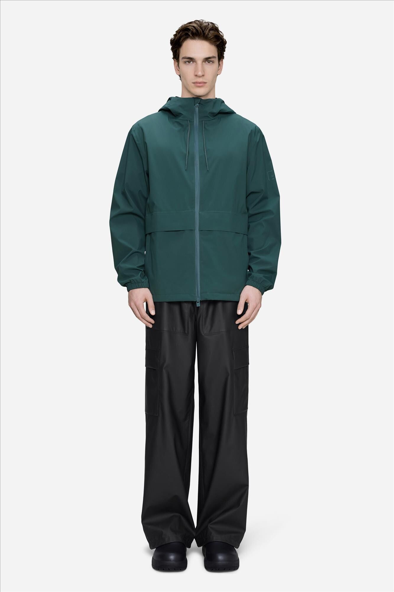 RAINS - Donkergroene Suva Hardshell jas