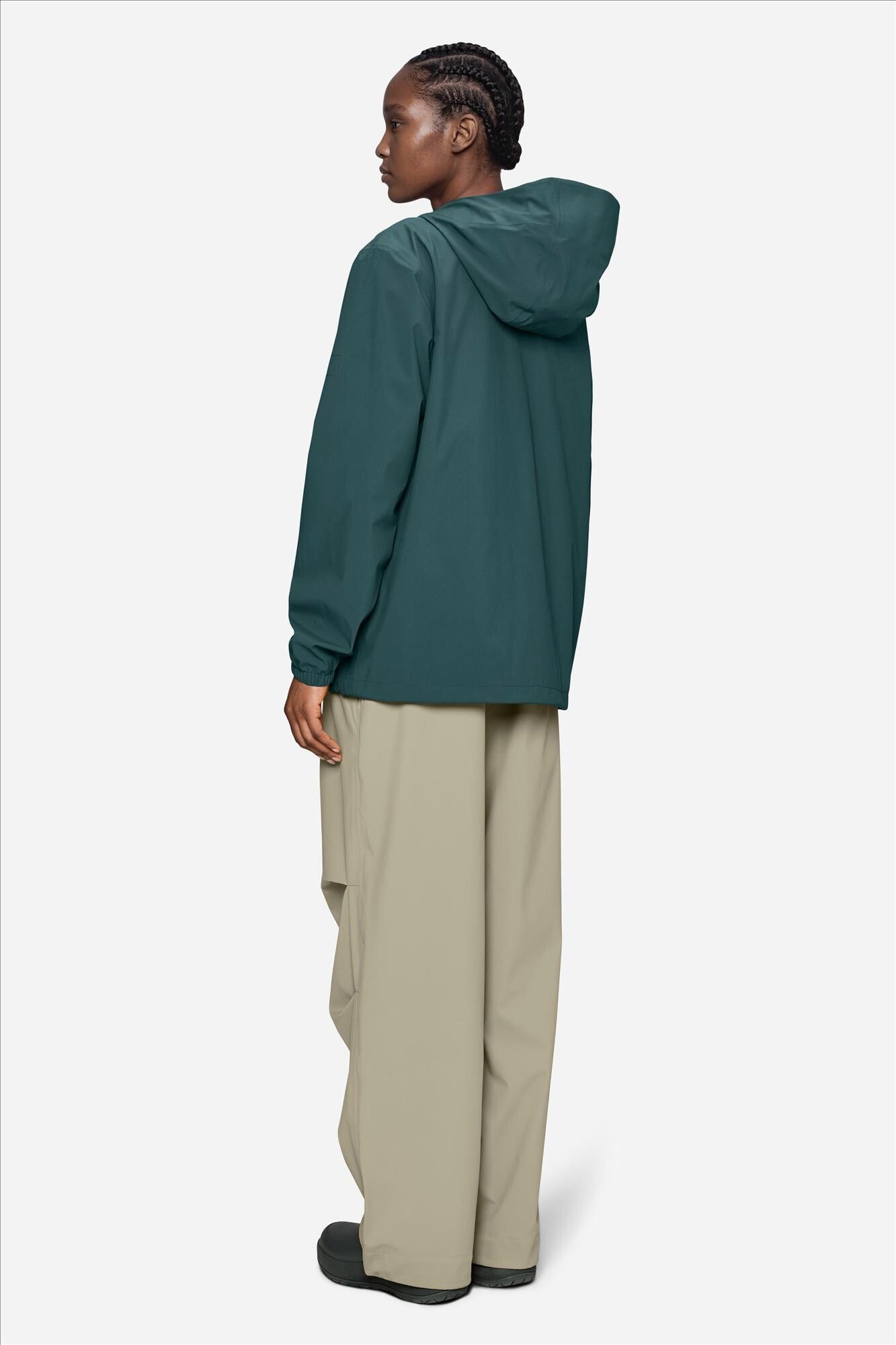 RAINS - Donkergroene Suva Hardshell jas