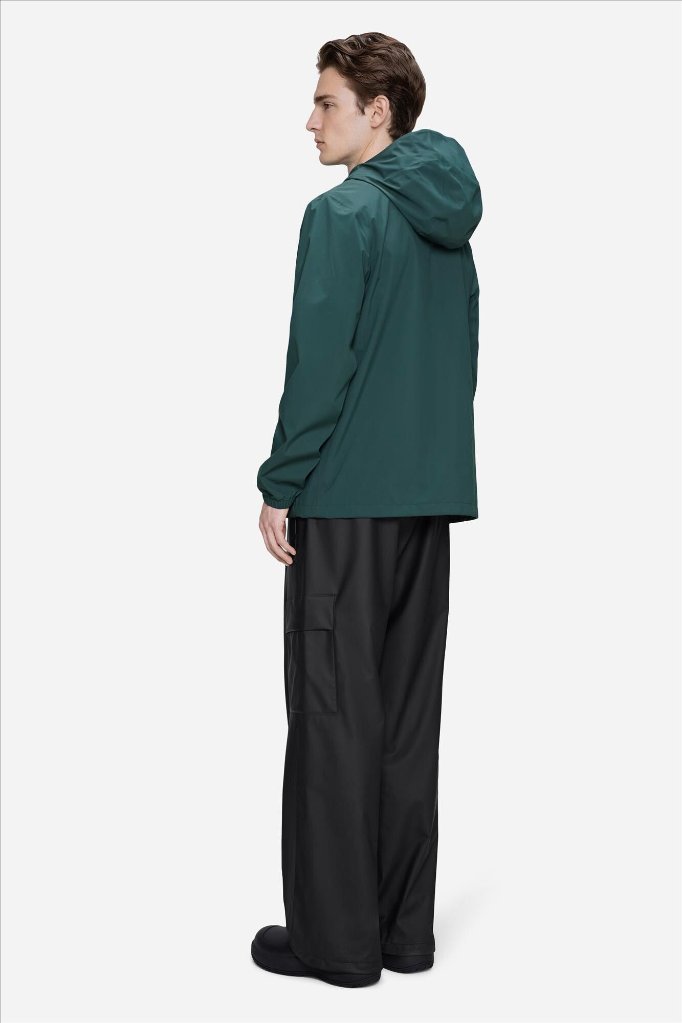 RAINS - Donkergroene Suva Hardshell jas