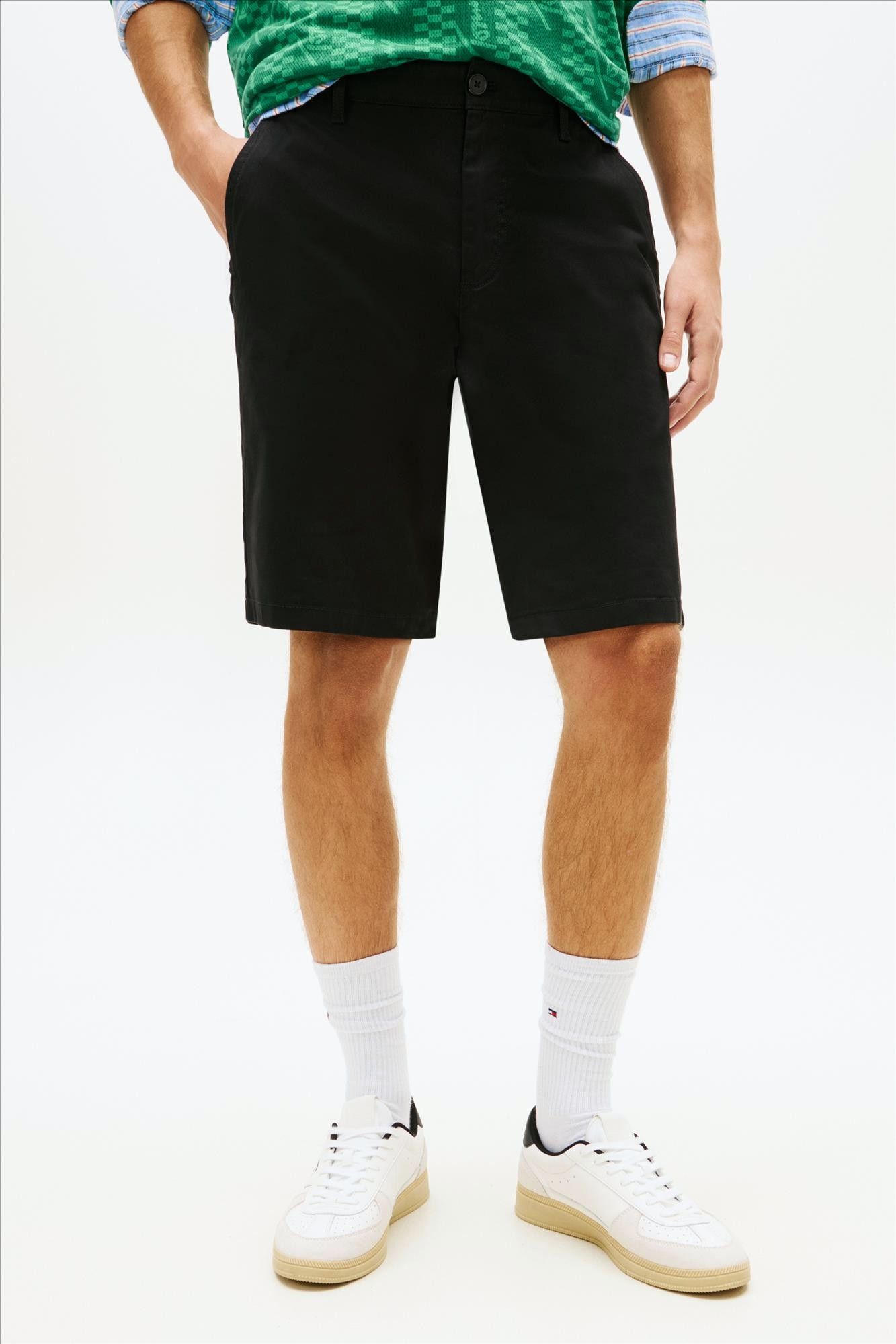 Tommy Jeans - Zwarte Scanton slim short