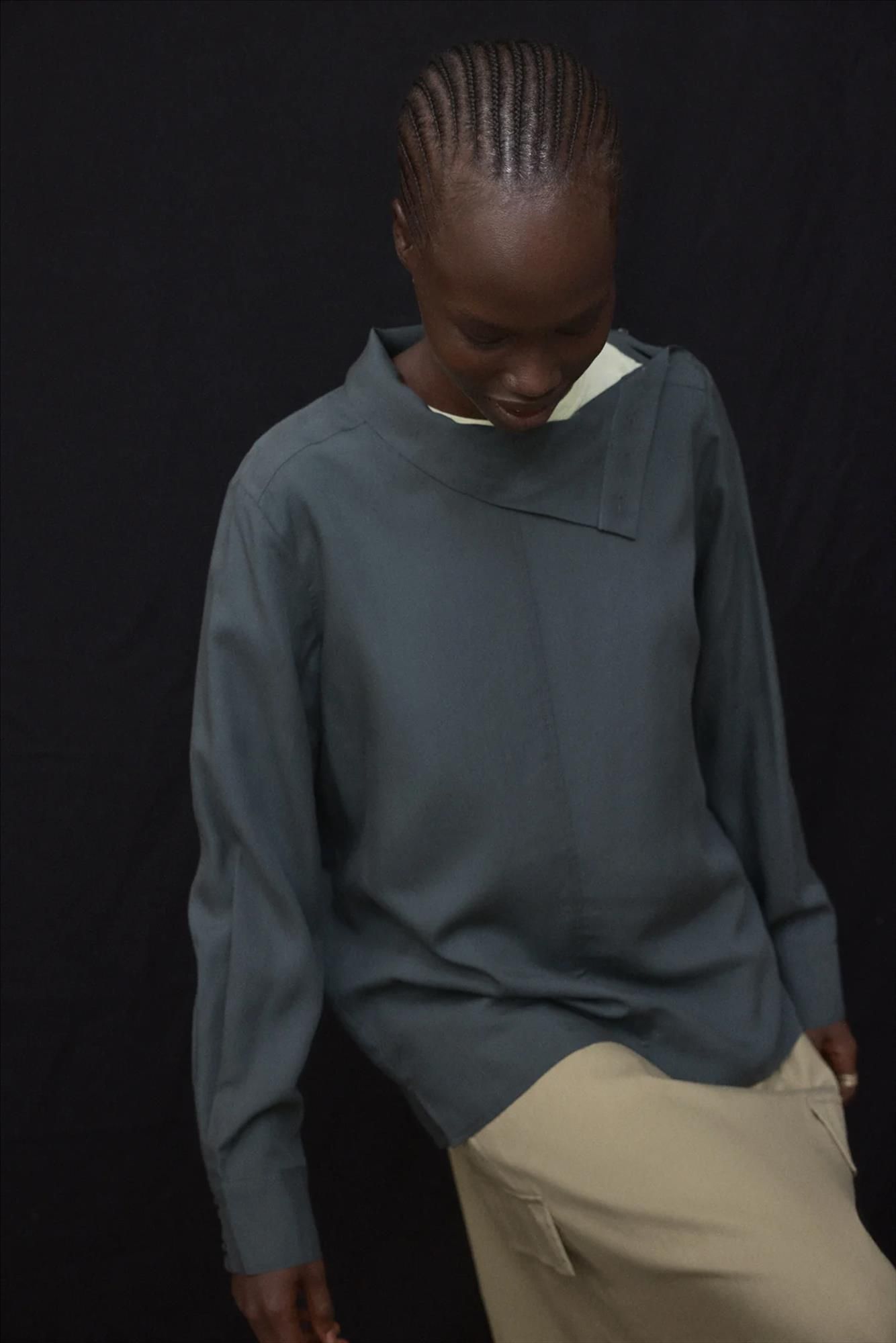 ECOALF - Kaki Norgen blouse