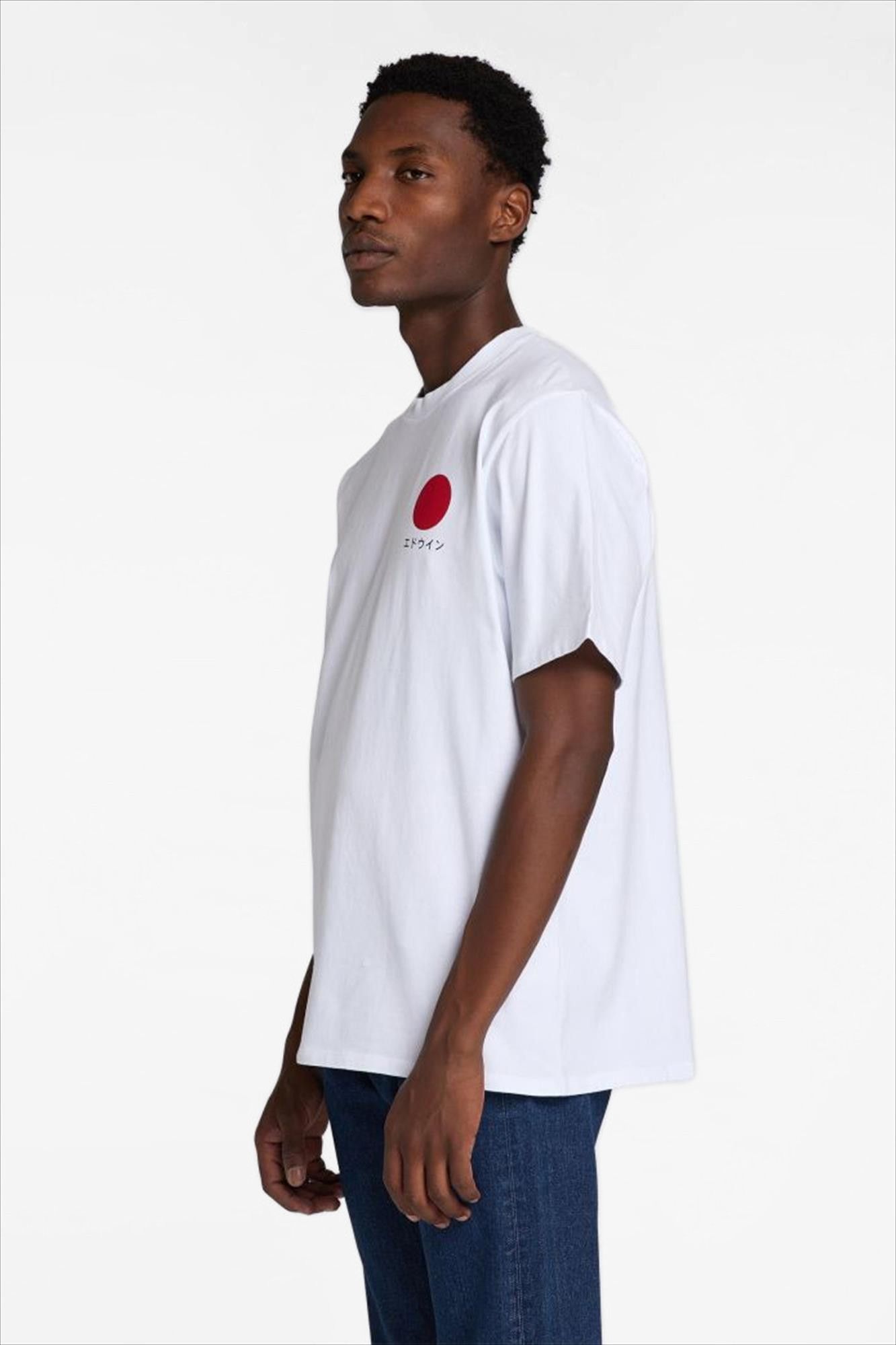 Edwin - Witte Japanese Sun T-shirt