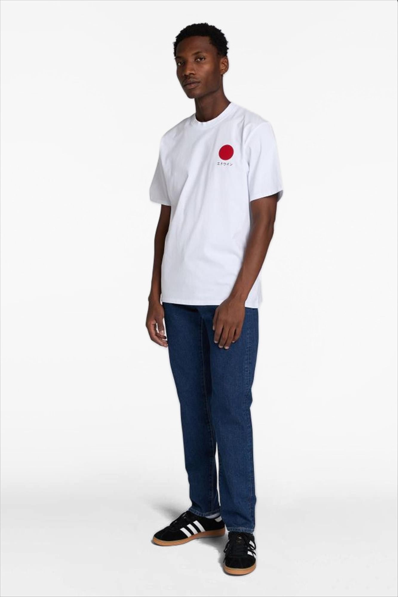 Edwin - Witte Japanese Sun T-shirt