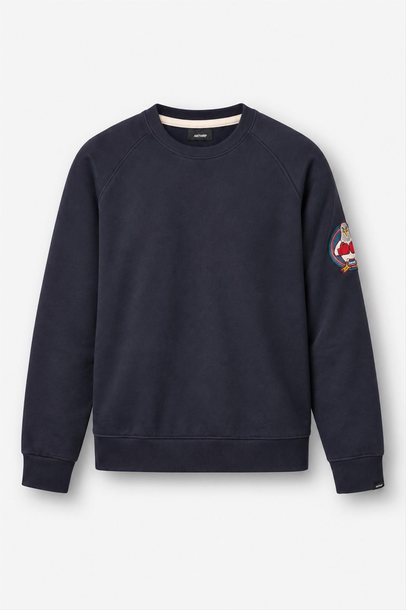 Antwrp - Donkerblauwe Boxing Pigeon Patch sweater