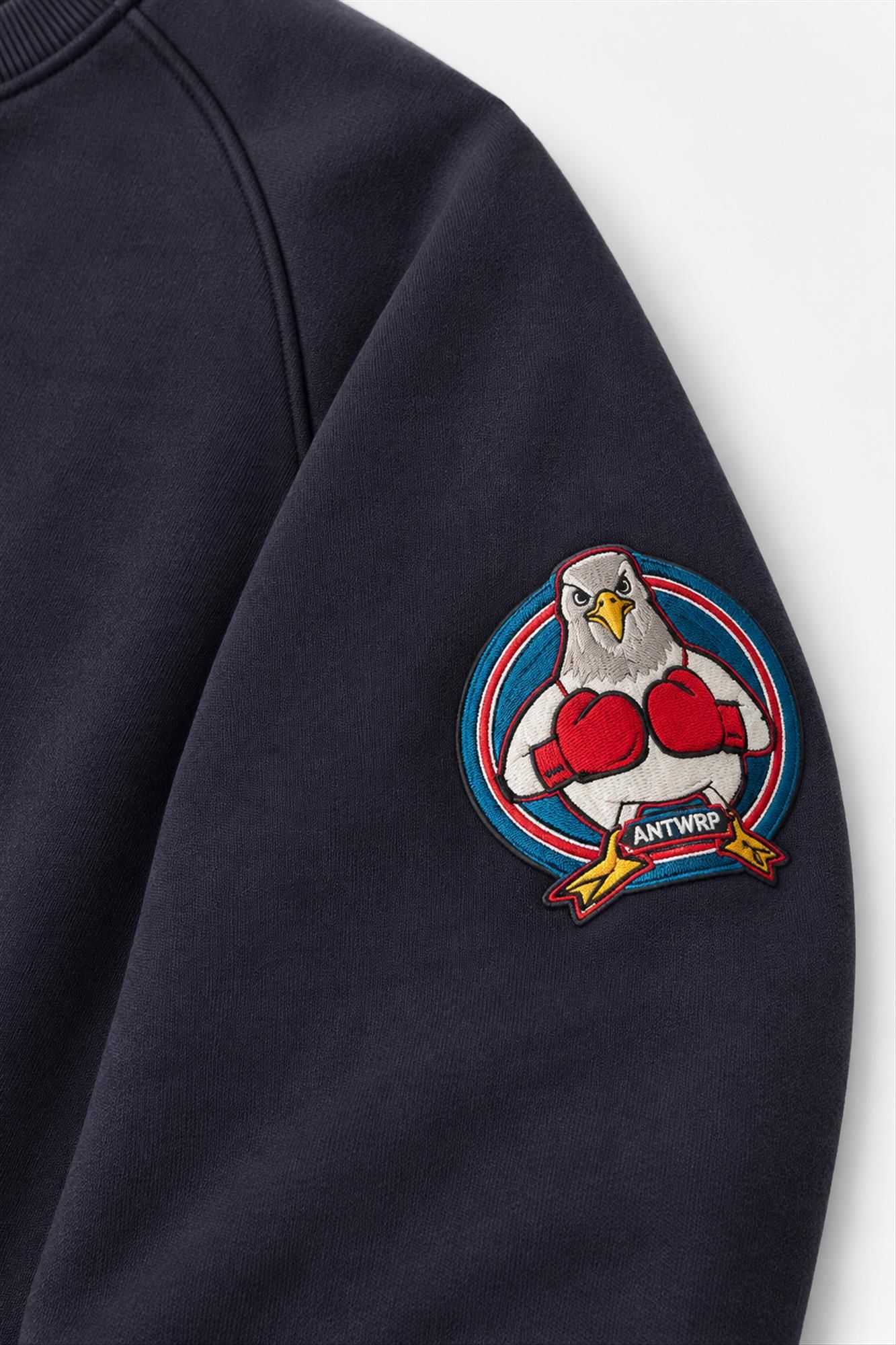 Antwrp - Donkerblauwe Boxing Pigeon Patch sweater